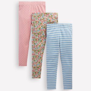 3-pack Leggings-Berry Floral Pack
