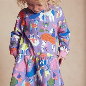 Cosy Sweatshirt Dress-Eggshell Blue Cosy Dogs