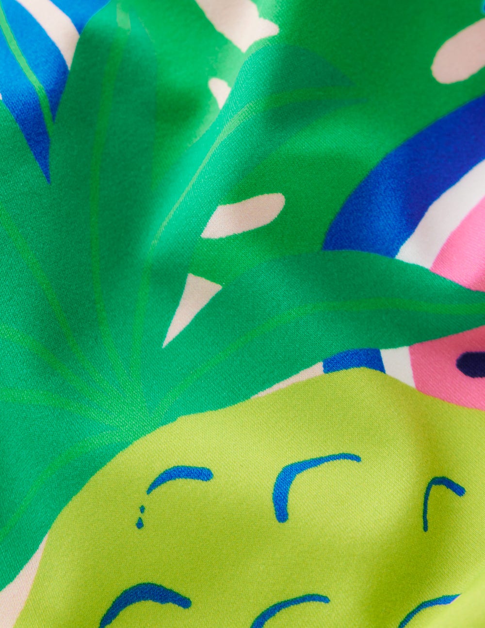 Frill Strap Bikini-Multi Tropical Fruit - Image 3