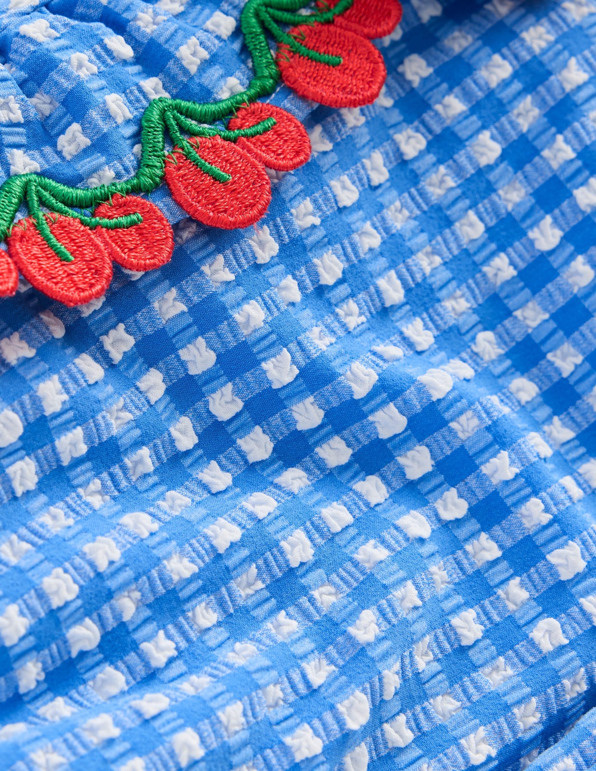 Tallulah Frill Bikini-Blue Gingham Cherries - Image 4