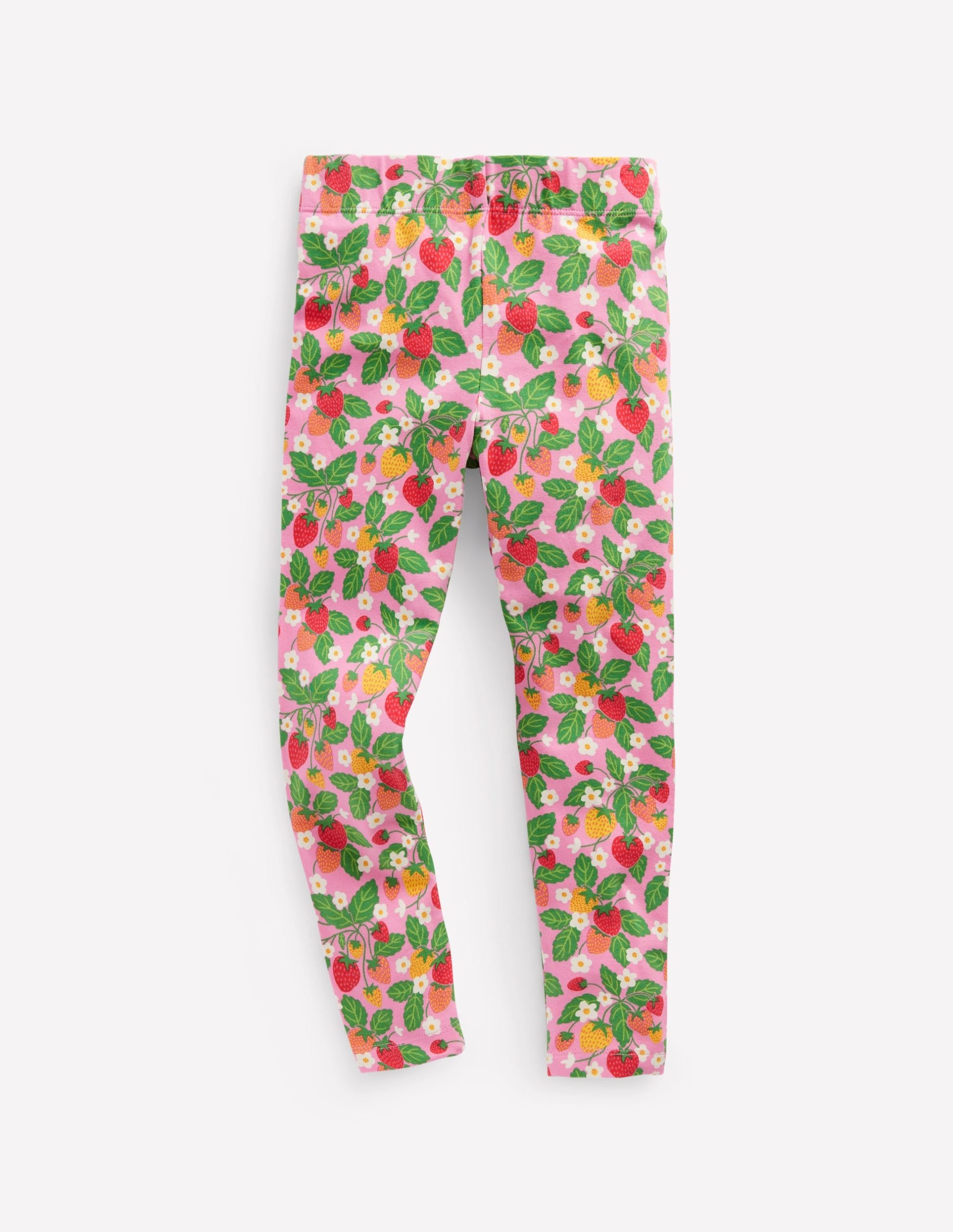 Everyday Fun Leggings-Cosmos Pink Strawberry Patch