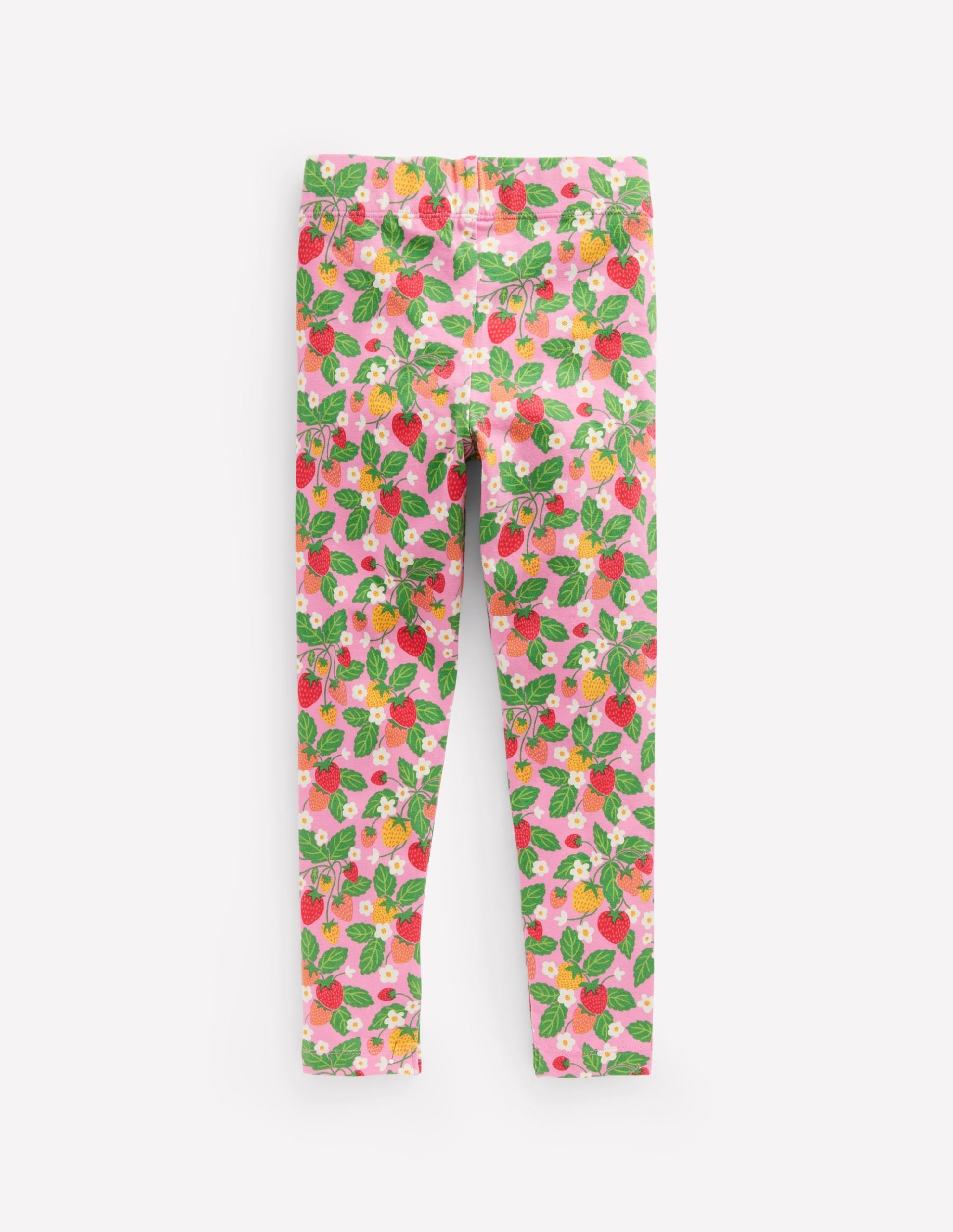 Everyday Fun Leggings-Cosmos Pink Strawberry Patch - Image 2