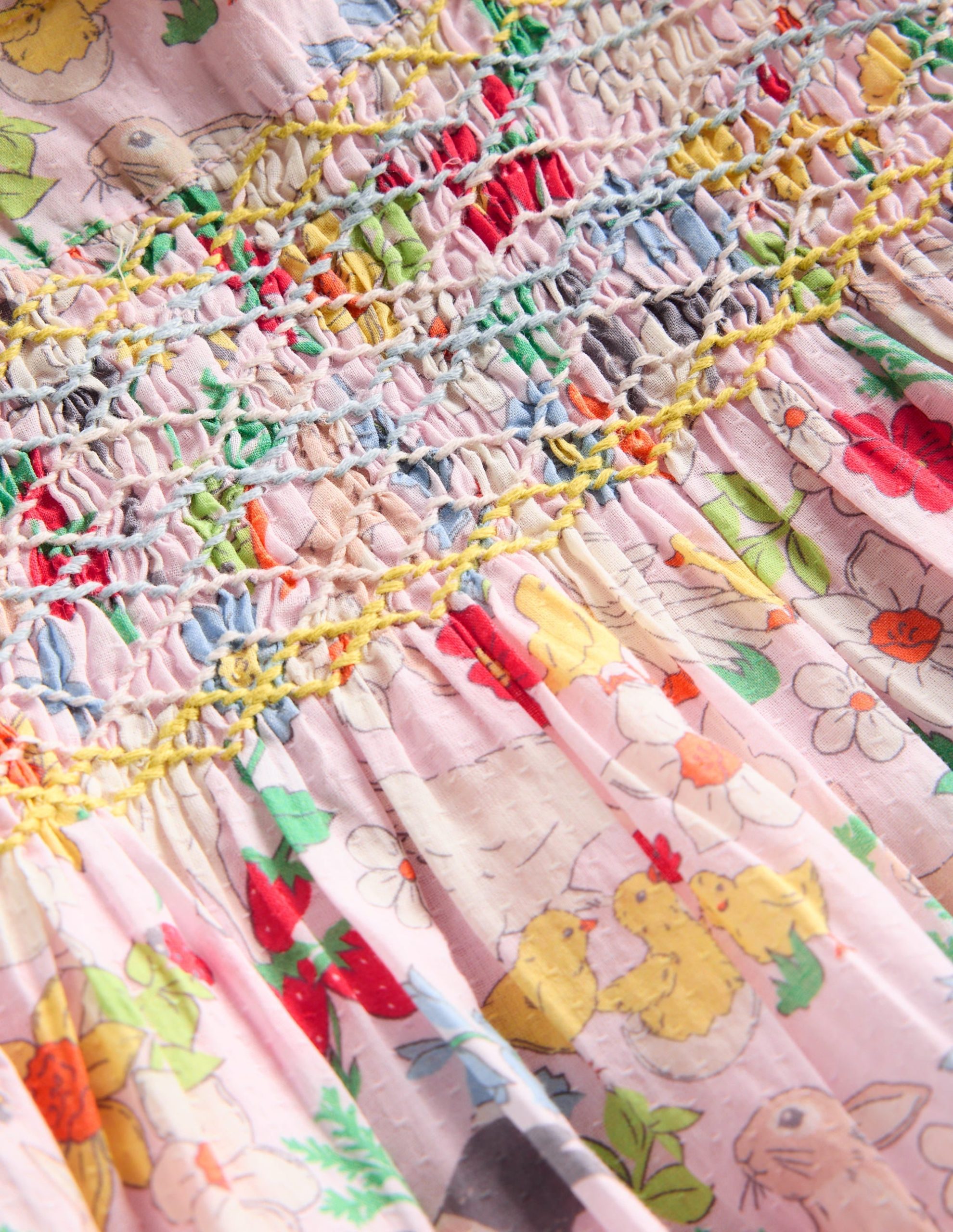 Adeline Smocked Dress-Lilac Spring Meadow - Image 5