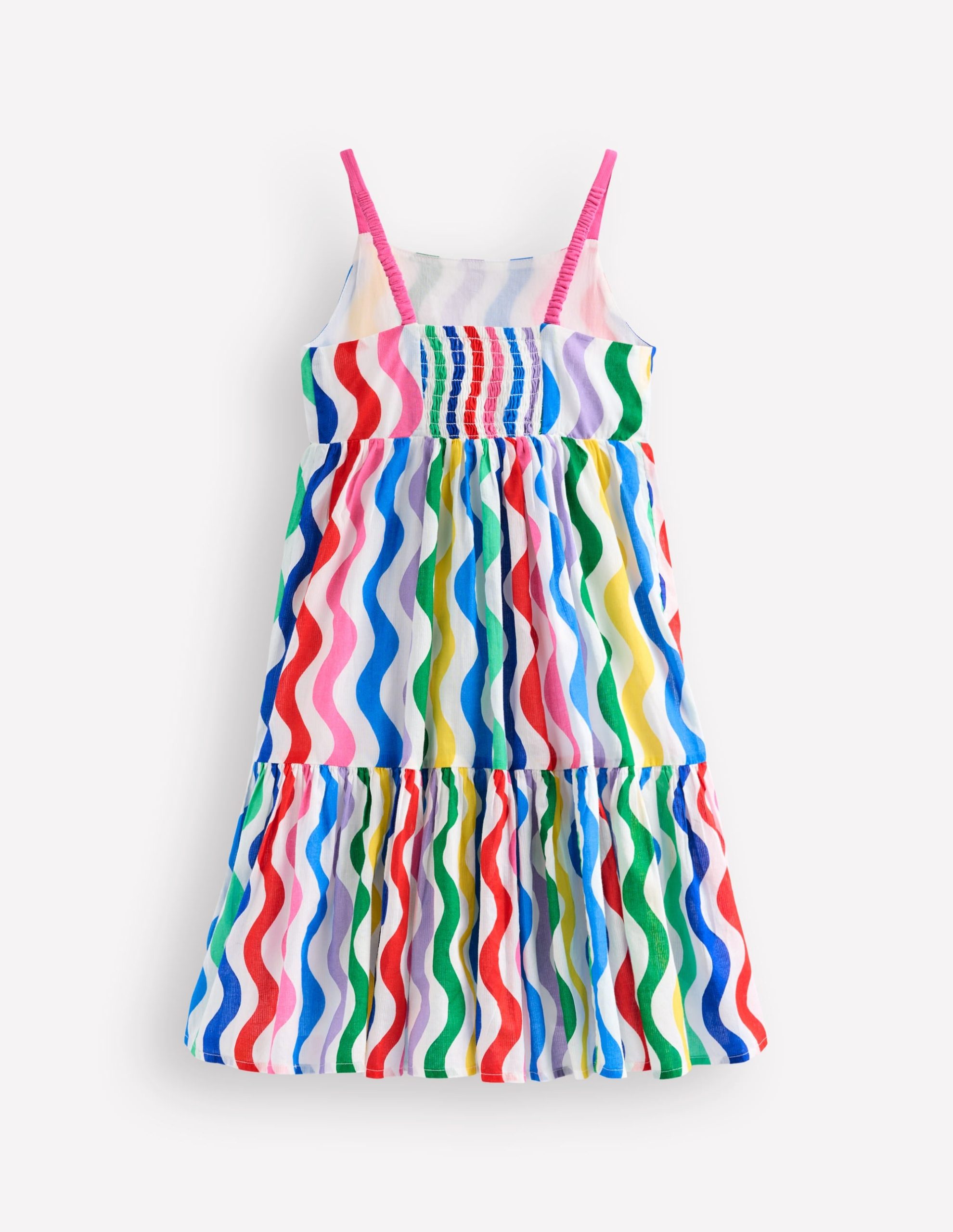 Aurelia Tiered Twirly Dress-Multi Wave - Image 3