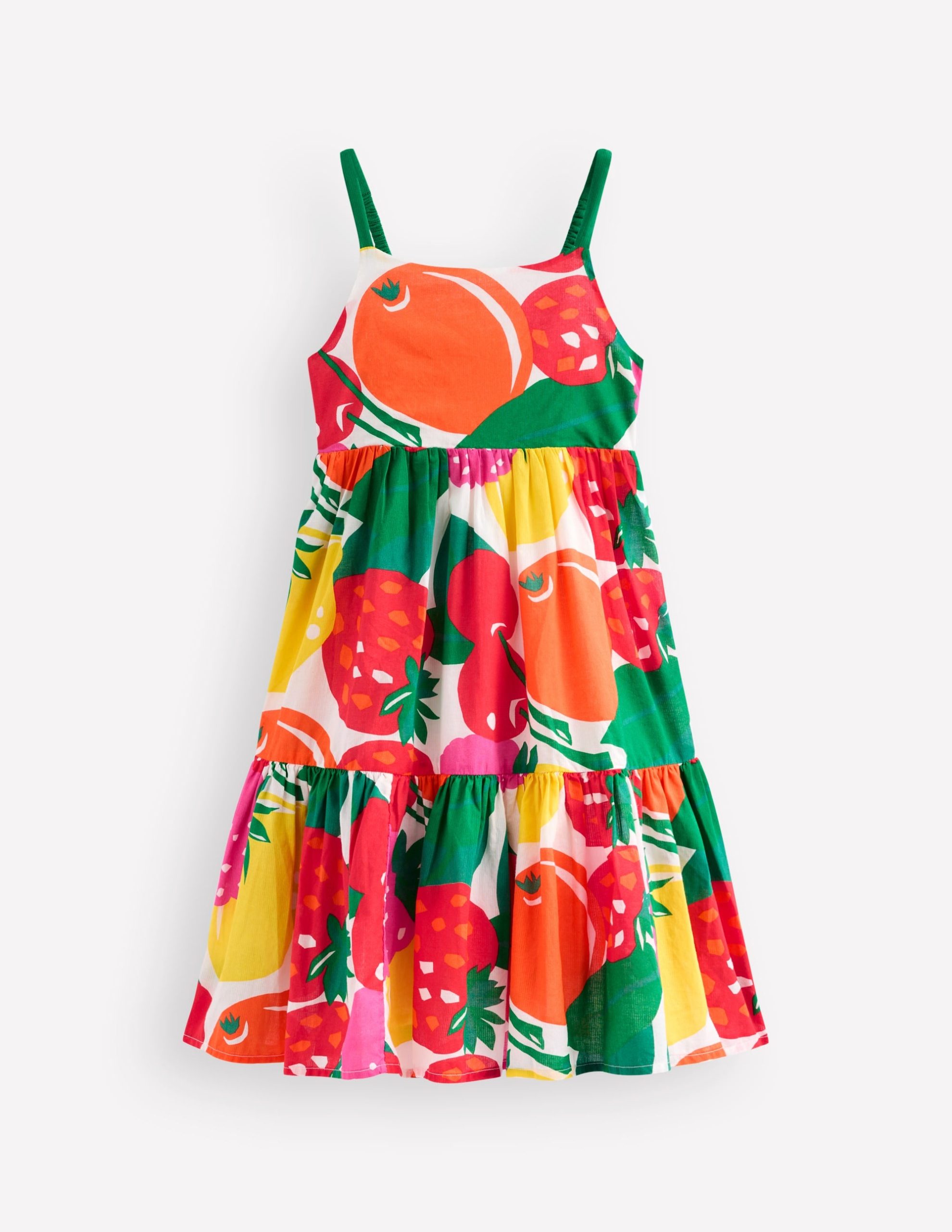 Aurelia Tiered Twirly Dress-Multi Giant Fruit - Image 5