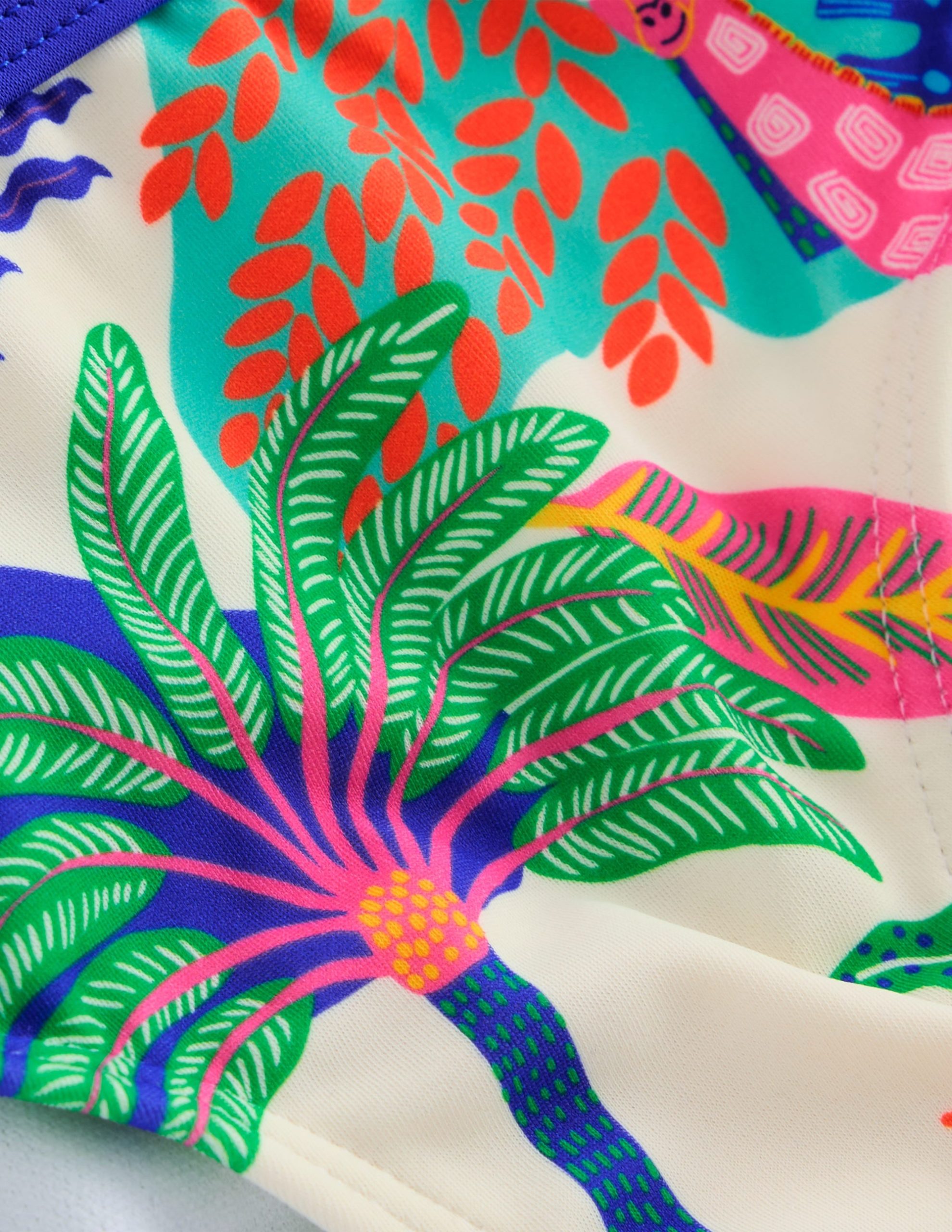 Patterned Bikini Bottoms-Soft Ivory Multi Jungle - Image 3