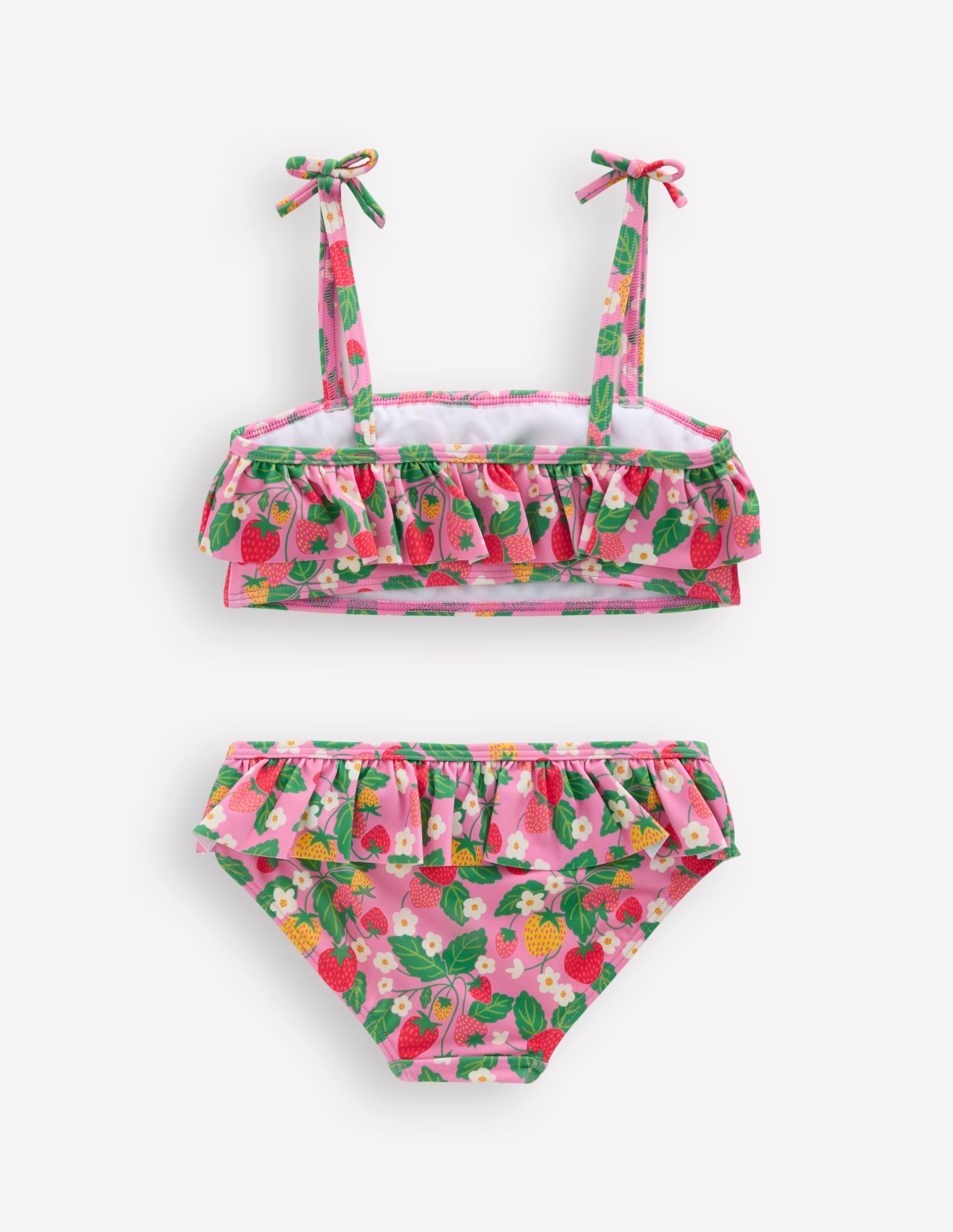 Tallulah Frill Bikini-Pink Strawberry Patch - Image 3