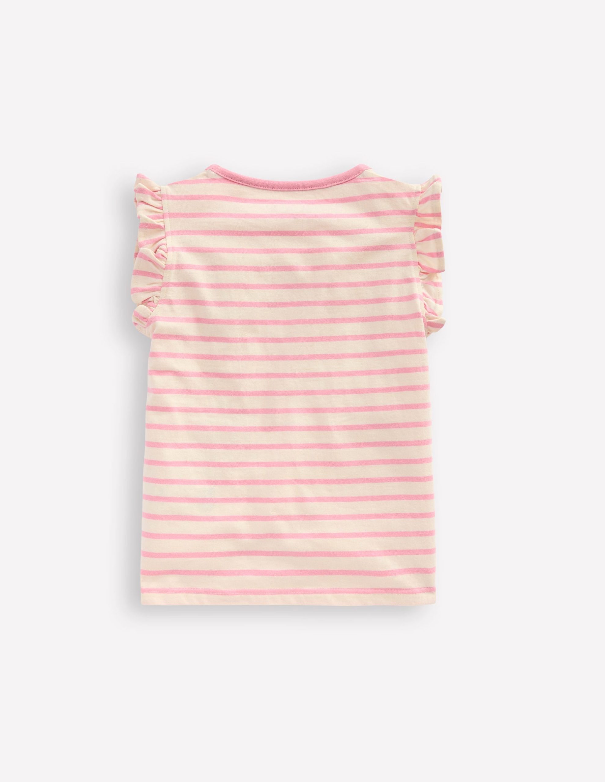 Flutter Short Sleeve T-shirt-Bubblegum Pink Fruits - Image 3