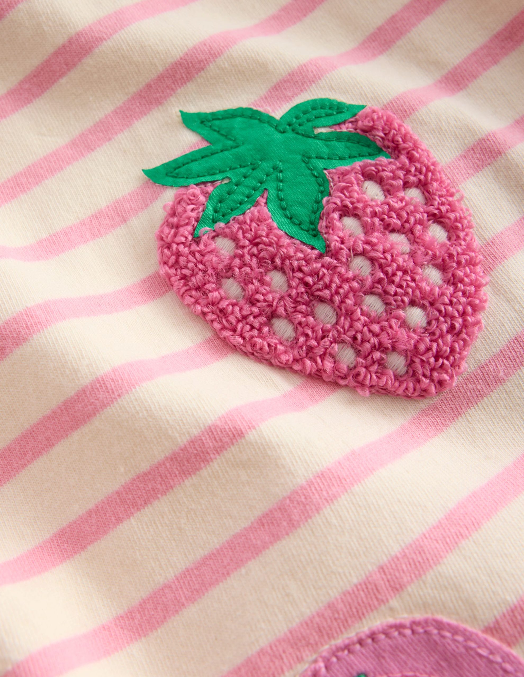 Flutter Short Sleeve T-shirt-Bubblegum Pink Fruits - Image 4