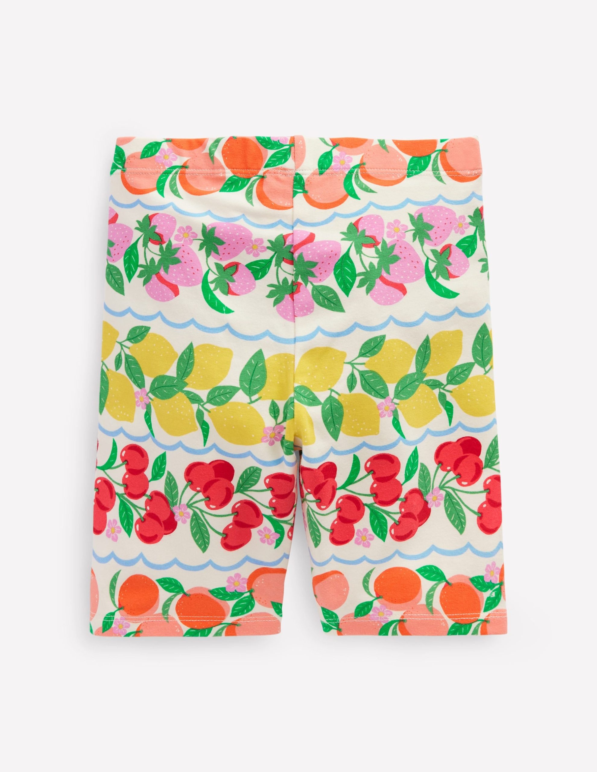 Biker Shorts-Rainbow Fruit Stripe - Image 2