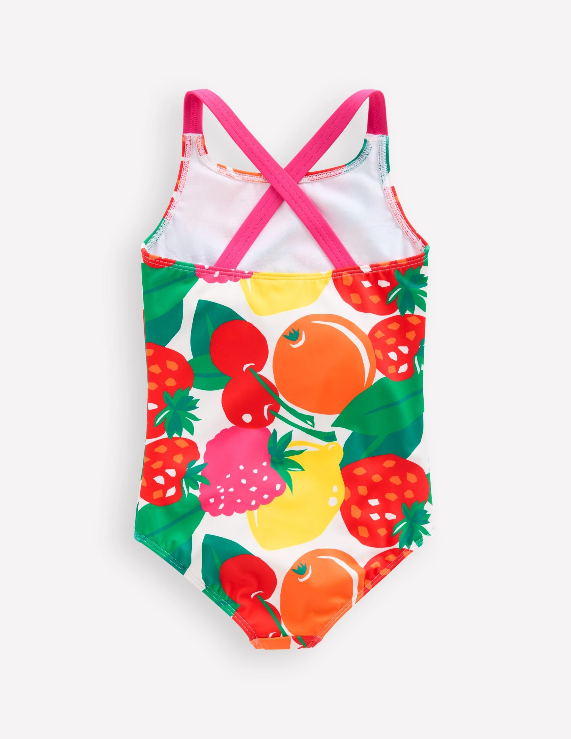 Cross-back Printed Swimsuit-Multi Giant Fruit - Image 4
