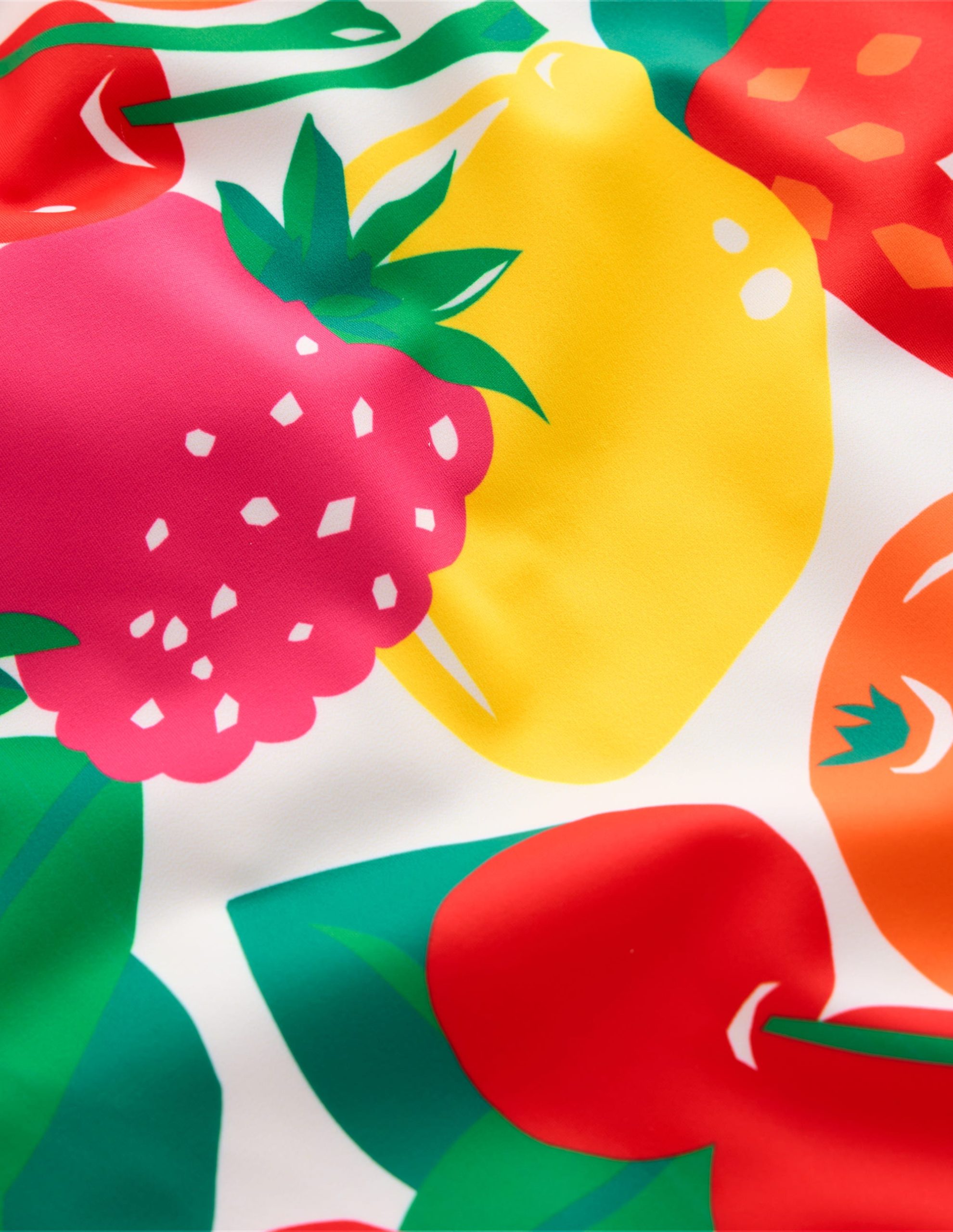 Cross-back Printed Swimsuit-Multi Giant Fruit - Image 5