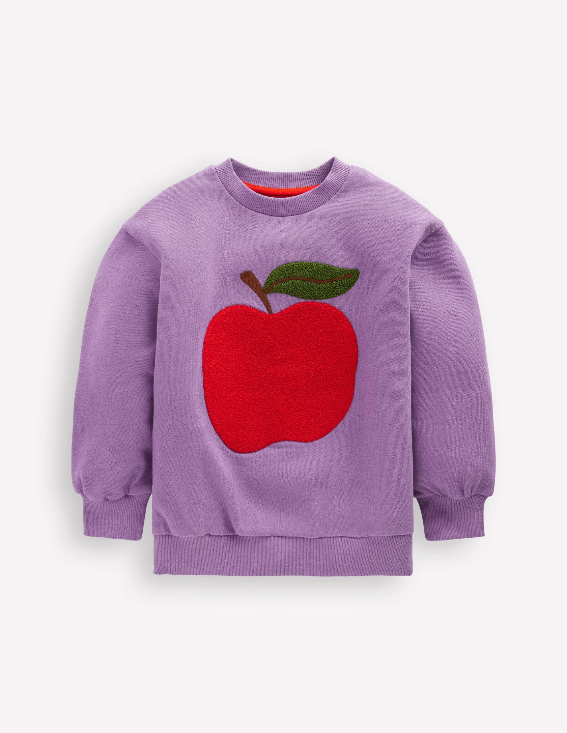 Bobbie Appliqu?? Sweatshirt-Aster Purple Apple - Image 2