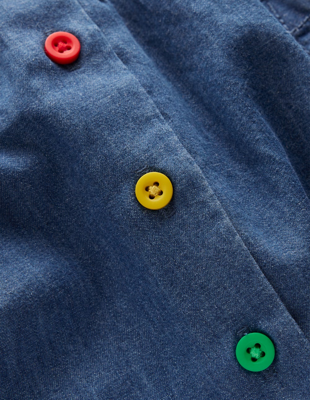 Button-through Mini Skirt-Denim - Image 3