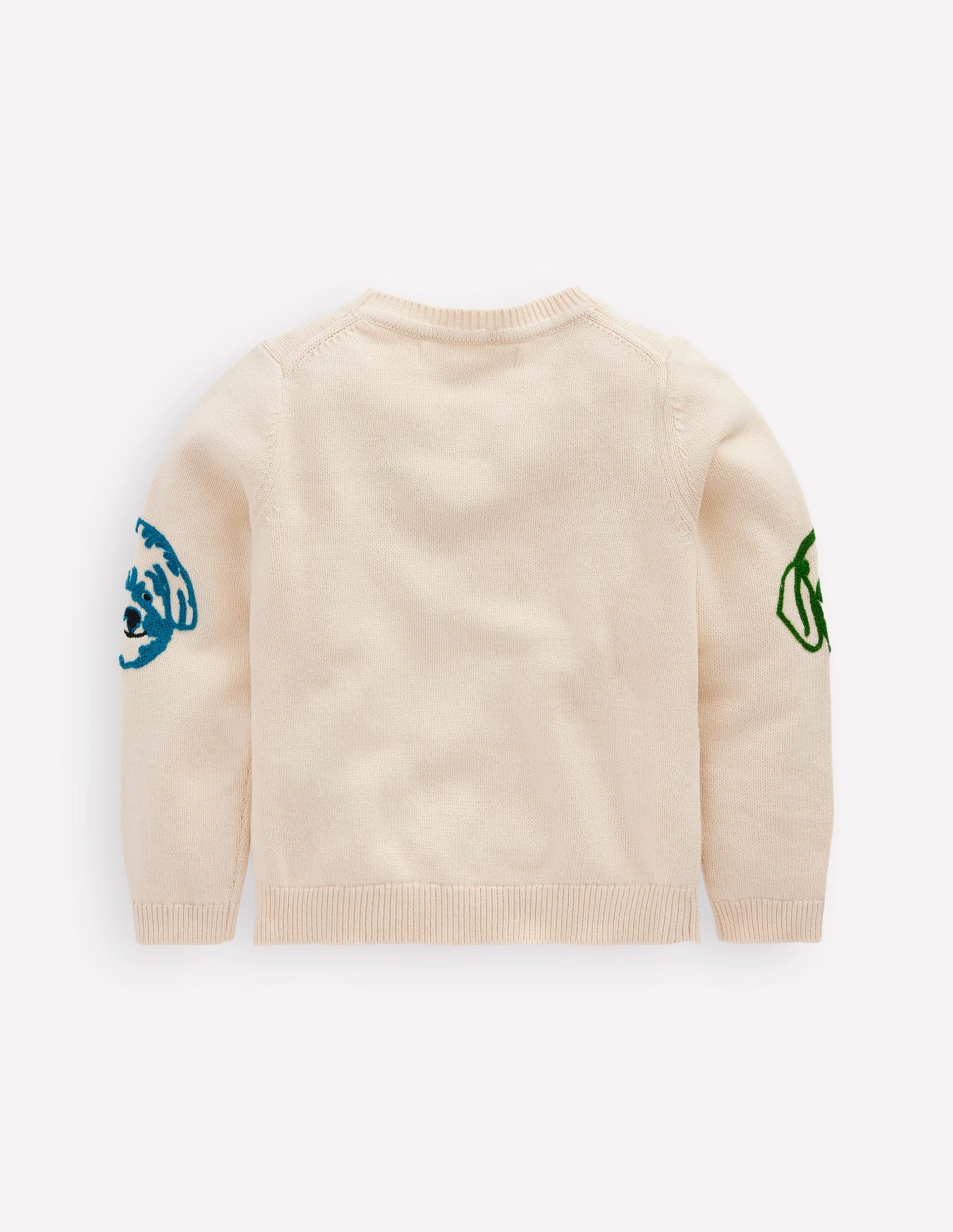 Fun Logo Sweater-Warm Ivory Dogs - Image 3