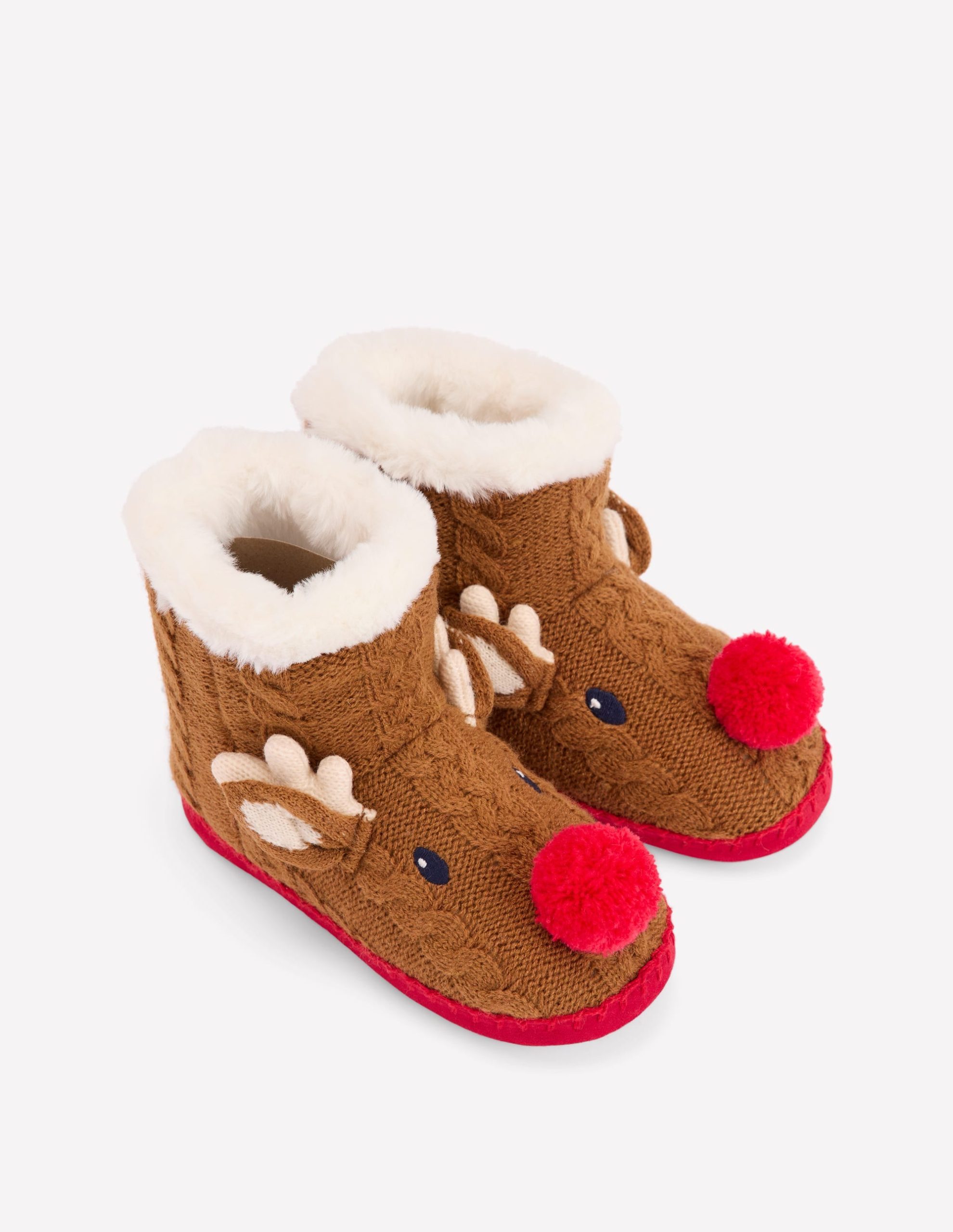 Novelty Slipper Boots-Reindeer - Image 2