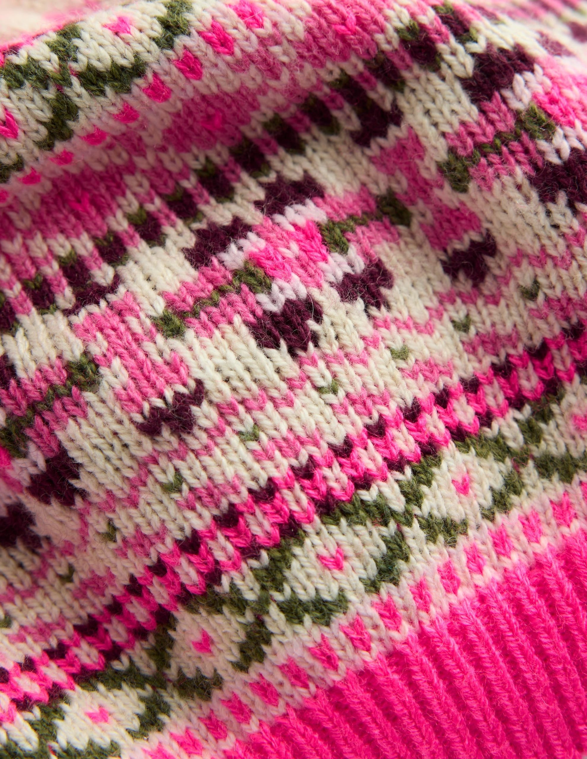 Fair Isle Beret-Heritage Fair Isle - Image 3
