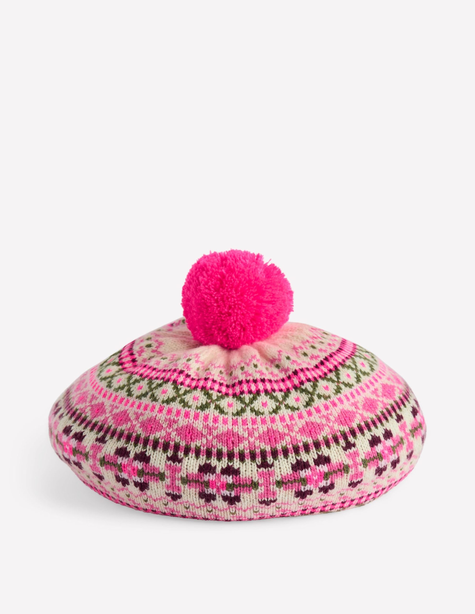Fair Isle Beret-Heritage Fair Isle - Image 4
