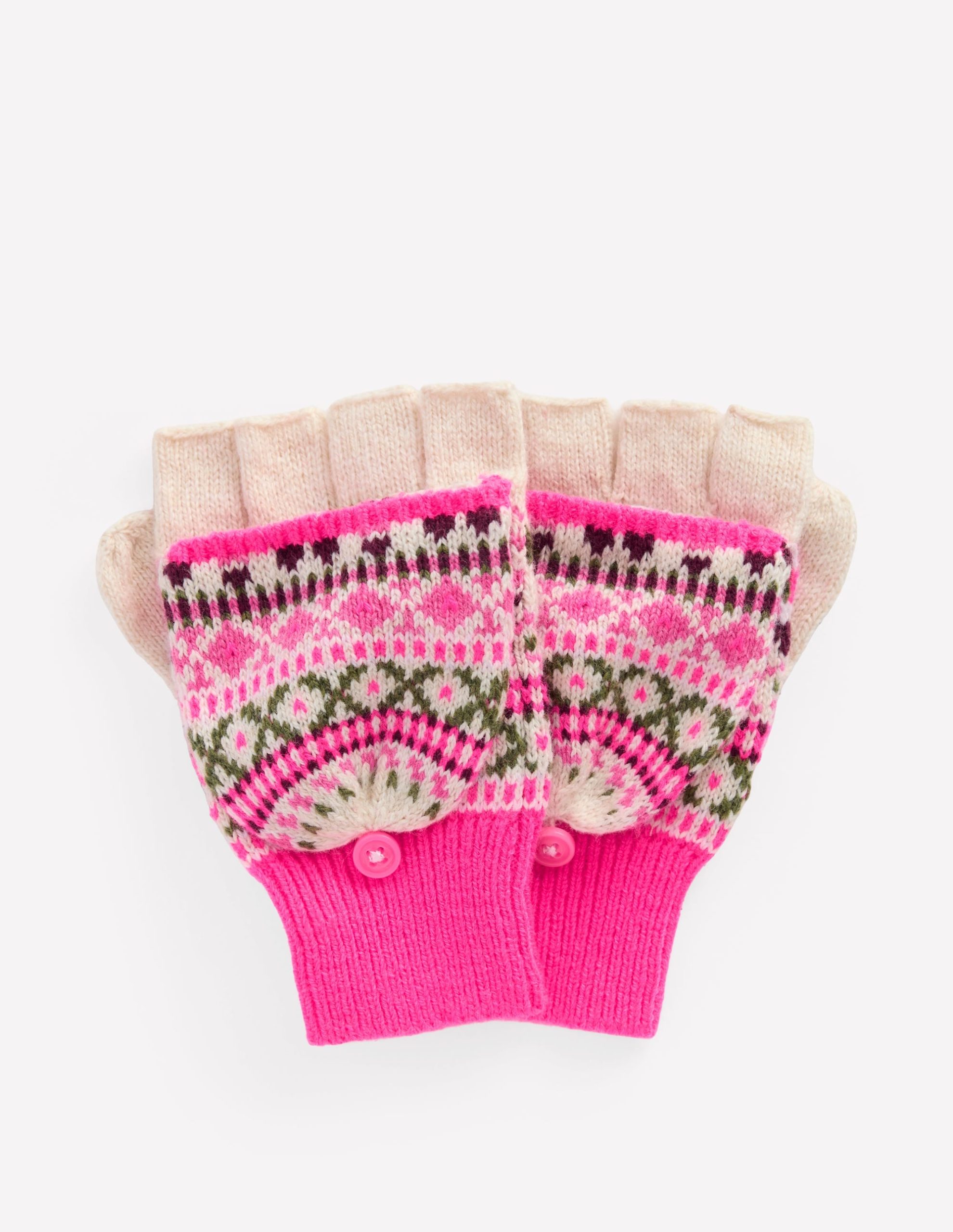 Fair Isle Mittens-Heritage Fair Isle