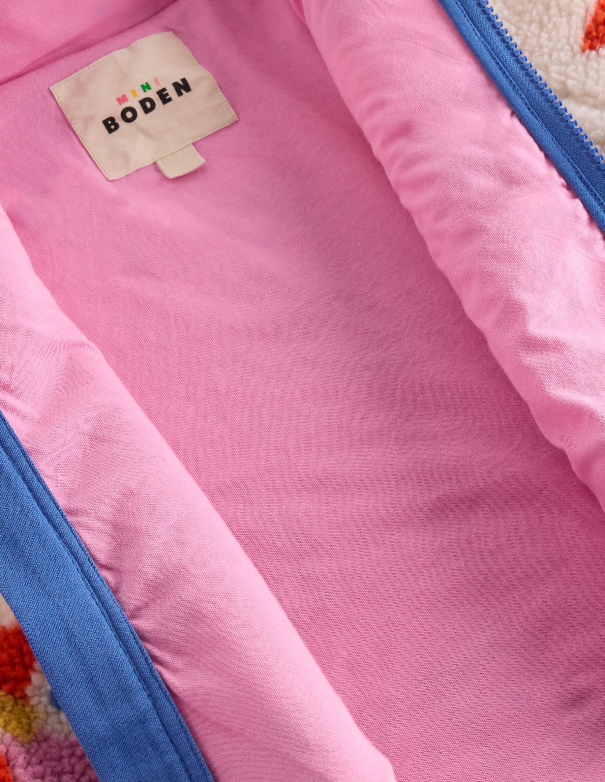 Eden Borg Zip-Through Jacket-Dark Orange Owls - Image 4