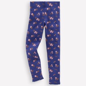Ribbed Leggings-Starboard Blue Sprig