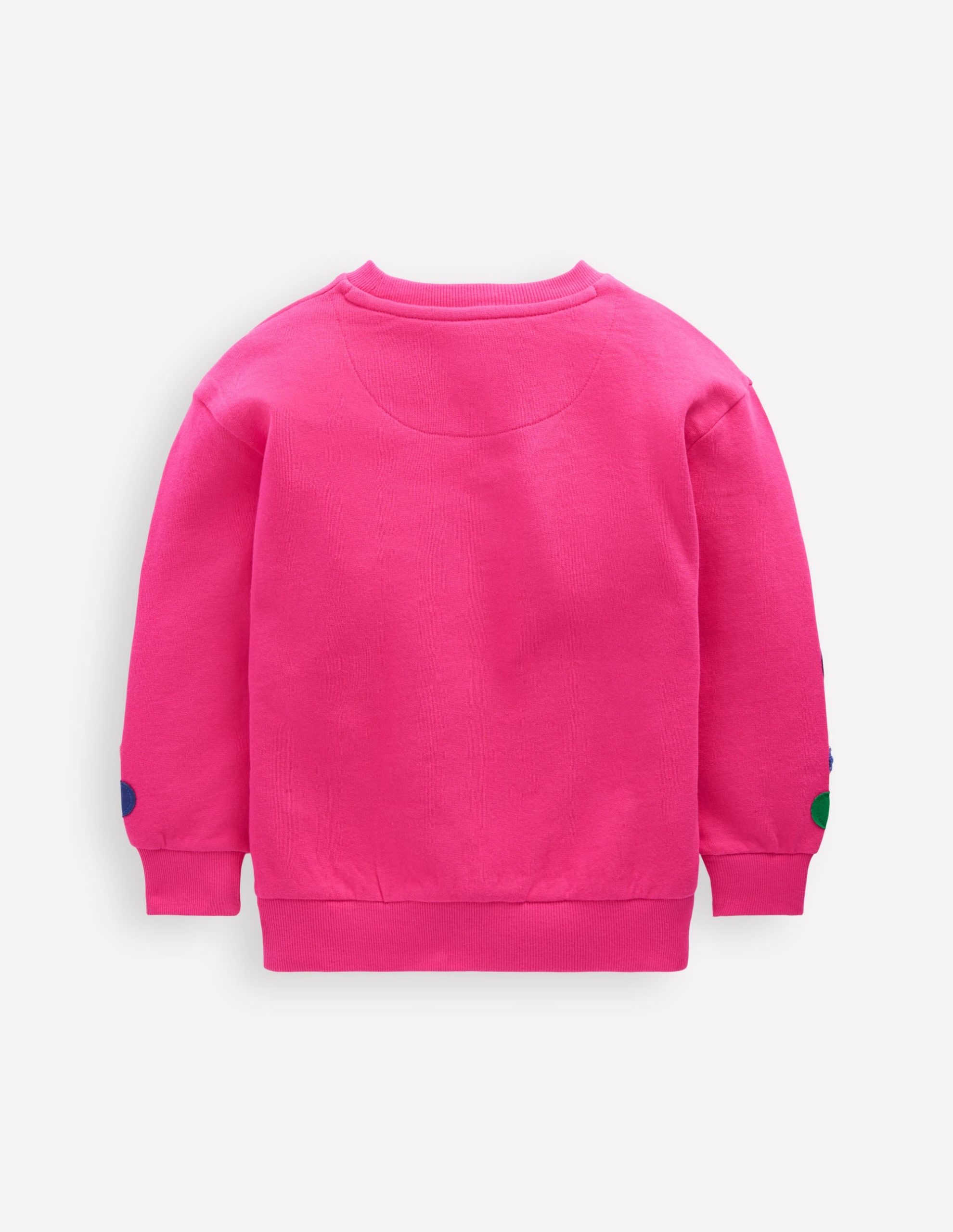Bobbie Appliqu?? Sweatshirt-Raspberry Pink Flowers - Image 3