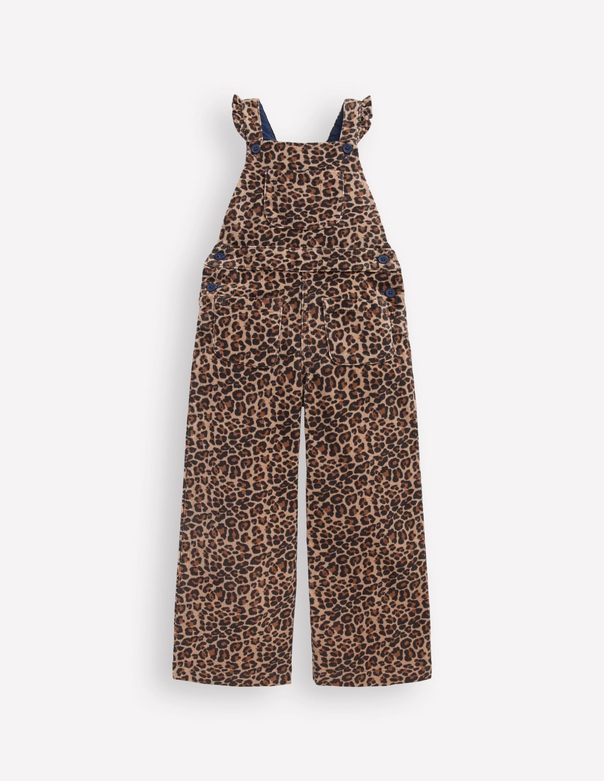 Frill Overalls-Leopard - Image 2