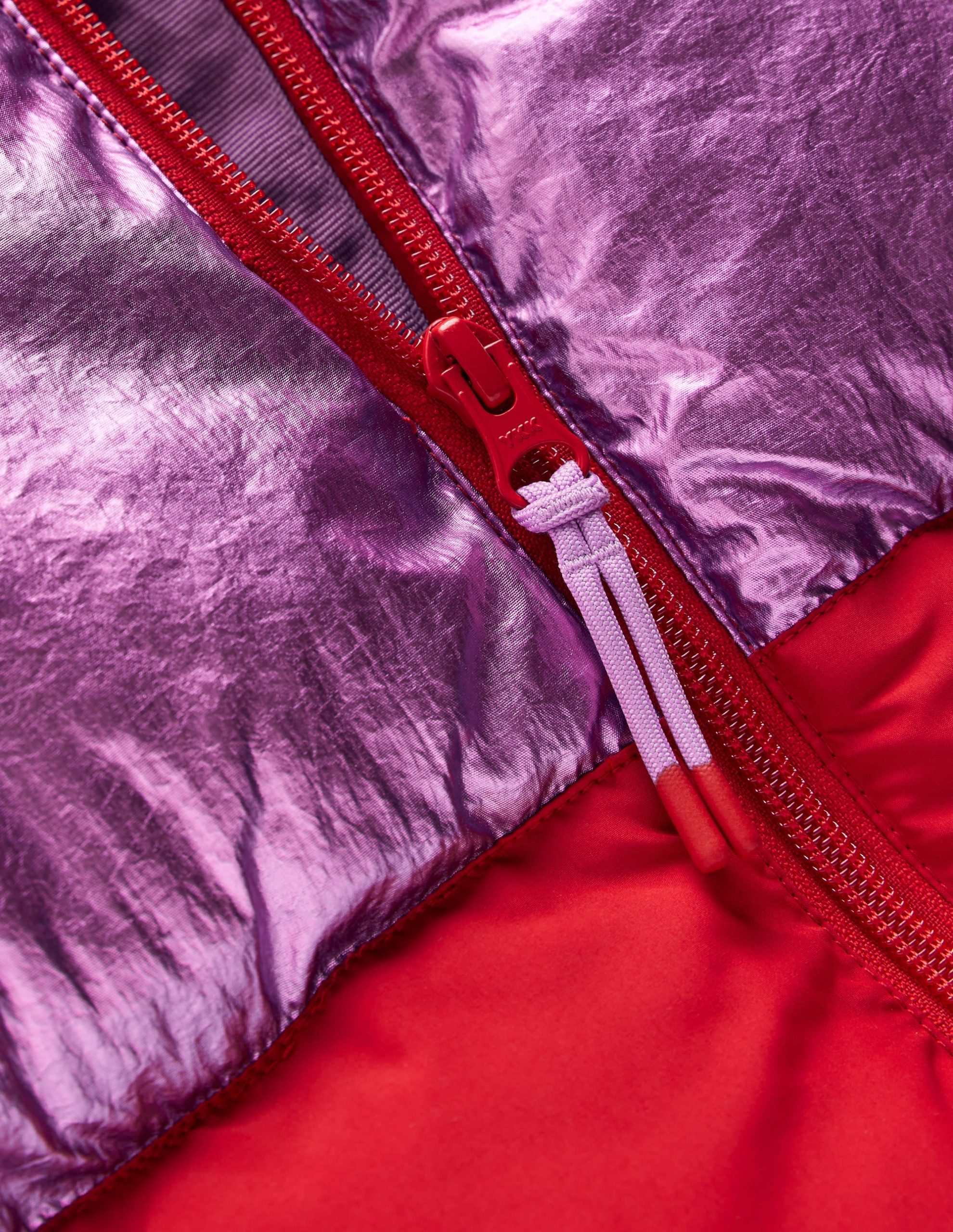 2-in-1 Padded Coat-Red/Pink Metallic - Image 5