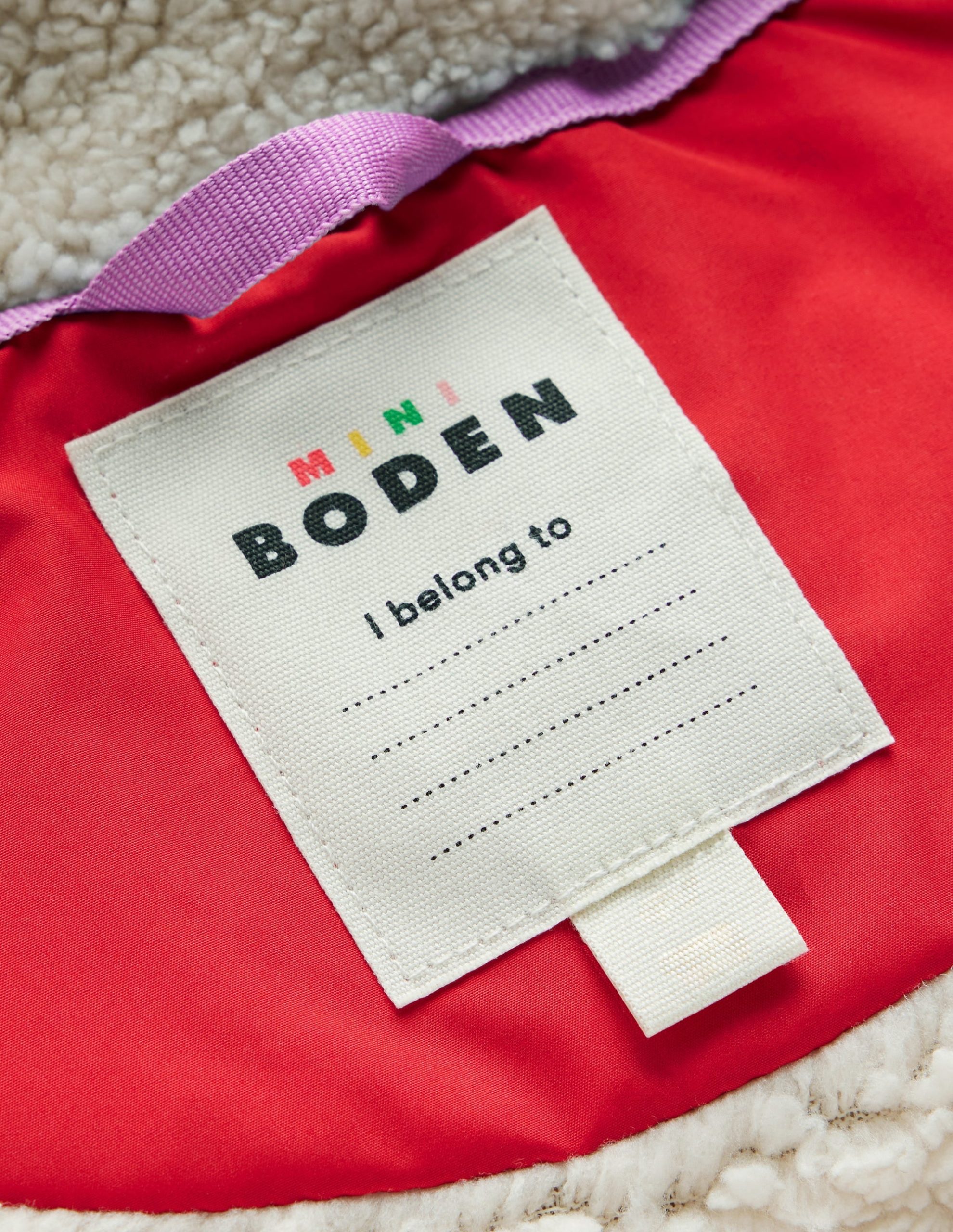 2-in-1 Padded Coat-Red/Pink Metallic - Image 6