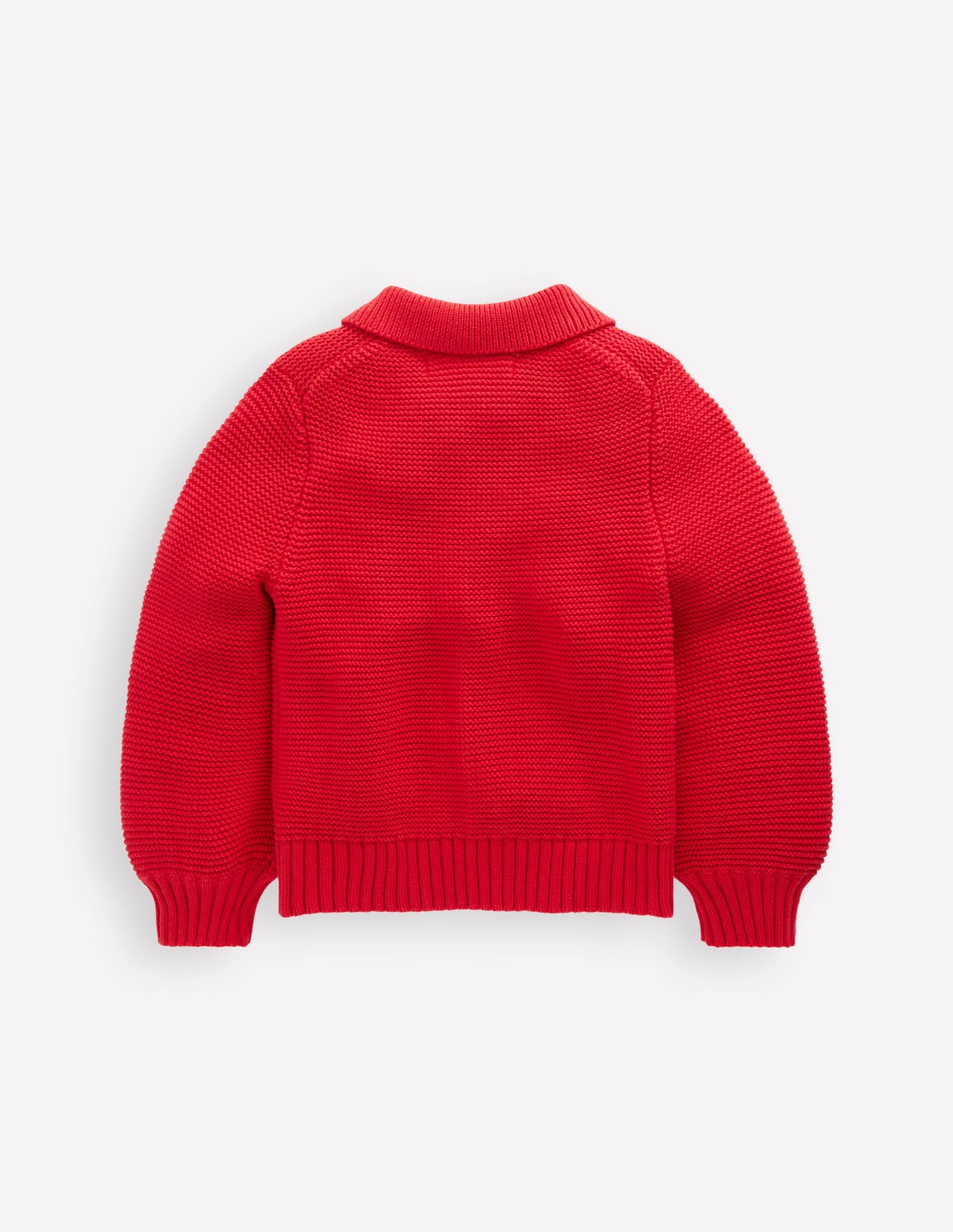 Collared Cardigan-Rockabilly Red - Image 7