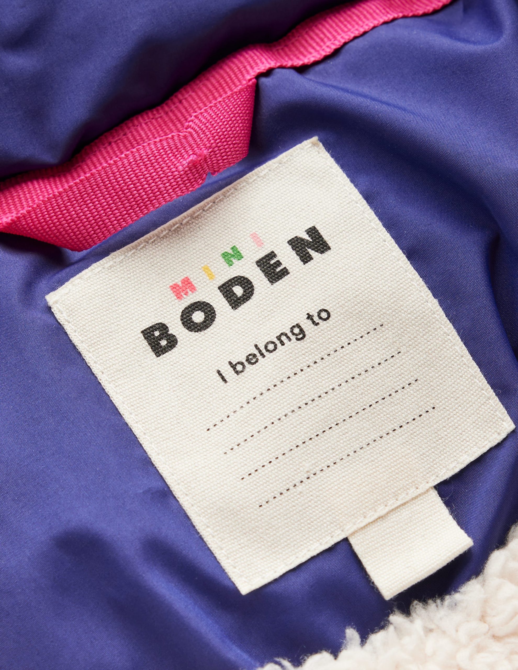 Longline Padded Coat-Rainbow Colourblock - Image 5