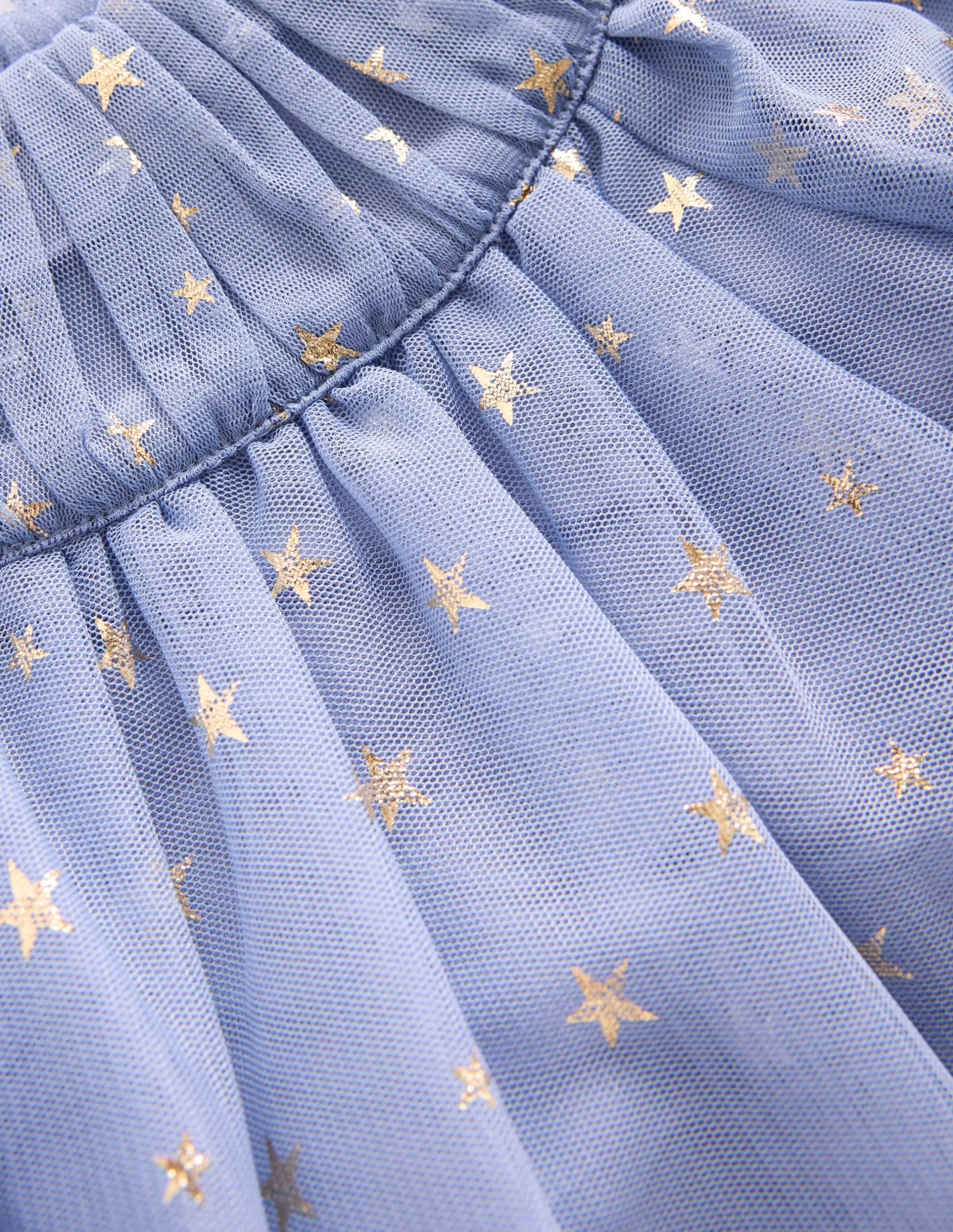 Tiered Tulle Dress-Stormbolt Blue - Image 6