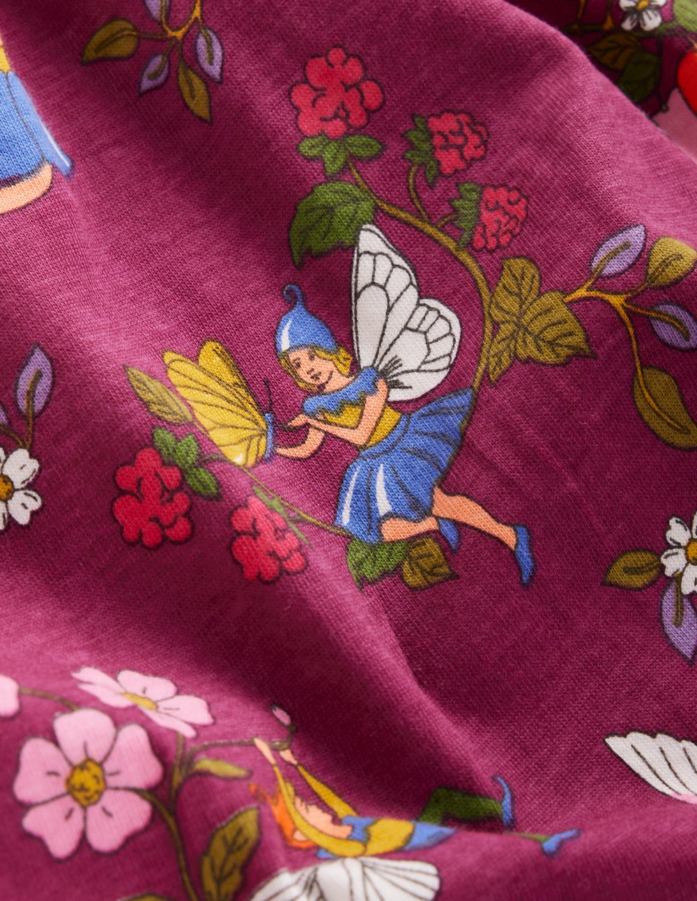 Printed Tunic Set-Burgundy Fairy - Image 3