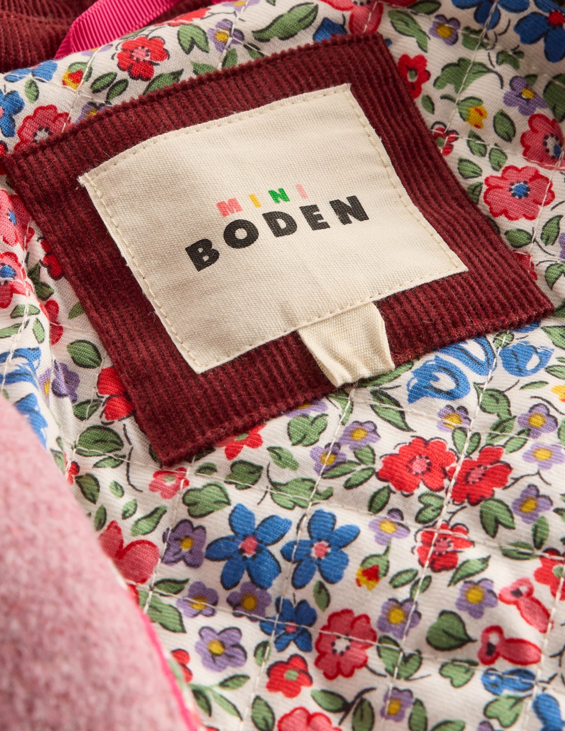 Wool Blend Coat-Pink Haze Bows - Image 4