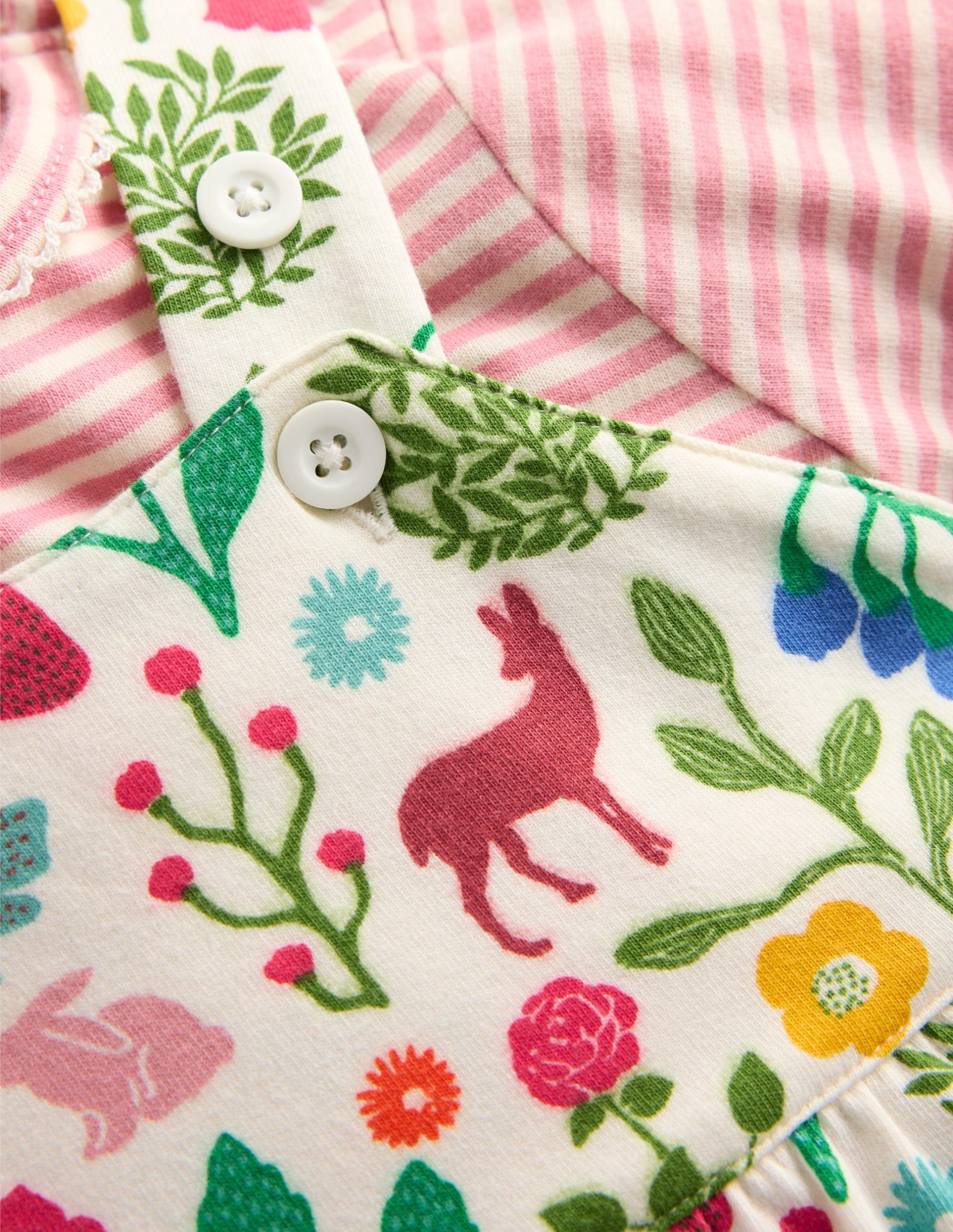 Jersey Overalls Set-Ivory Woodland Walk - Image 3