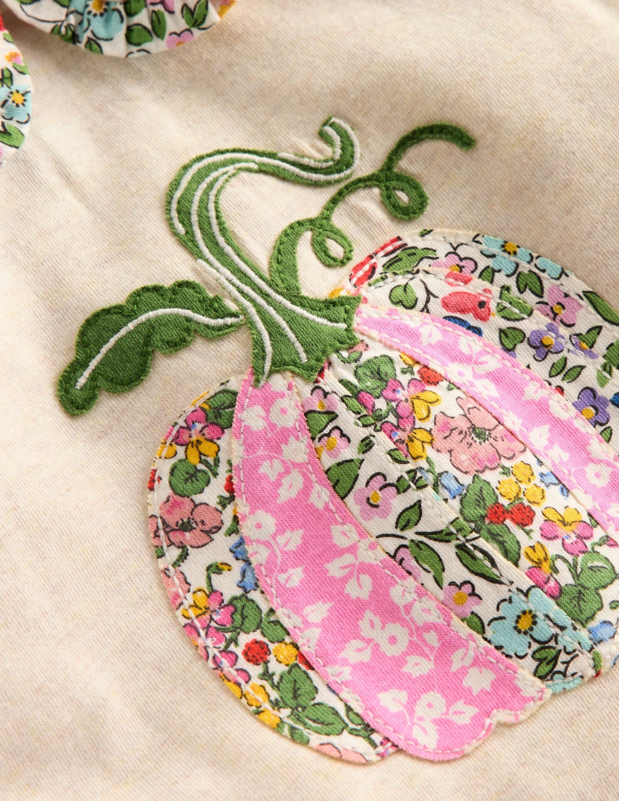 Collared Jersey Set-Oatmeal Marl - Image 3