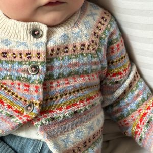 Fair Isle Cardigan-Soft Multi