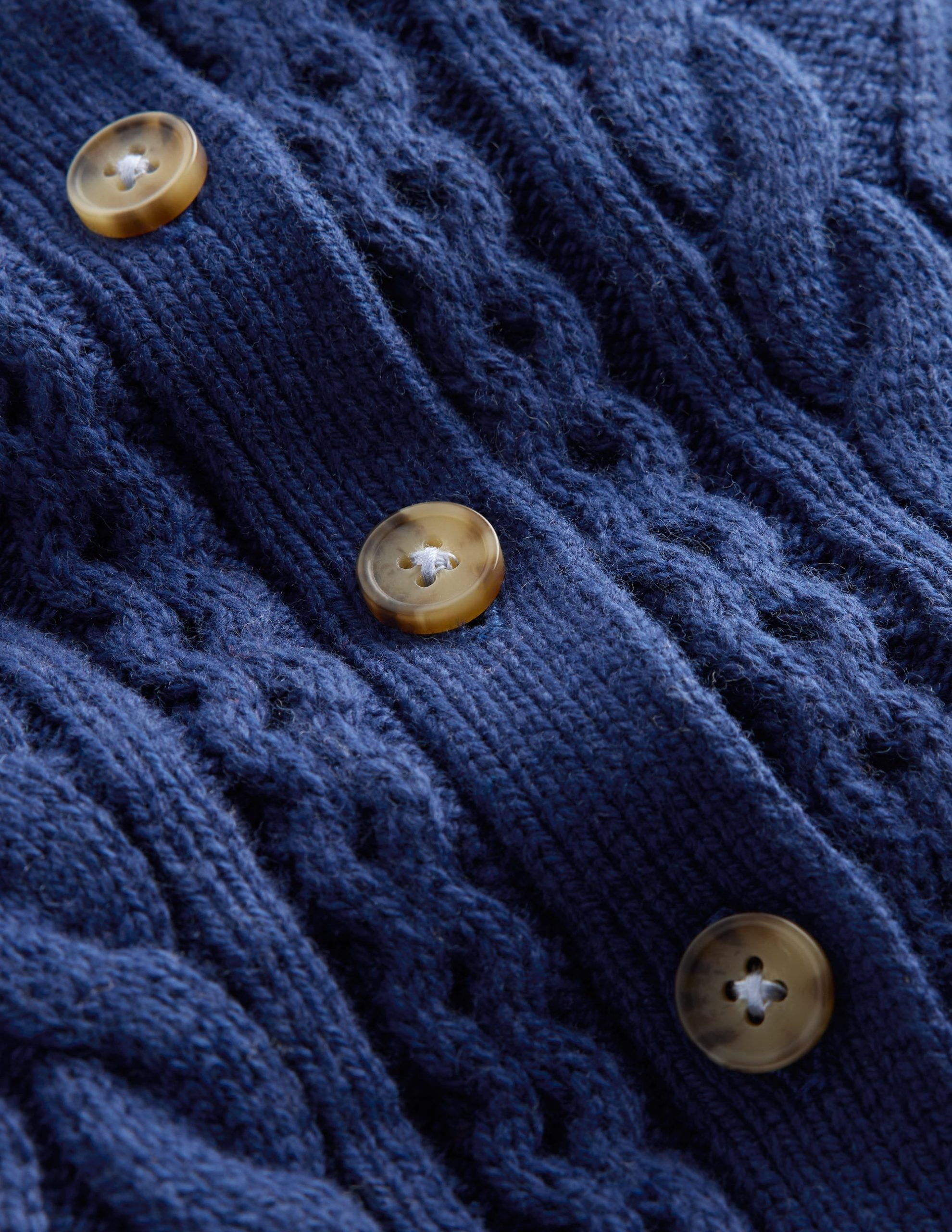 Heritage Cable Cardigan-Medieval Blue - Image 2