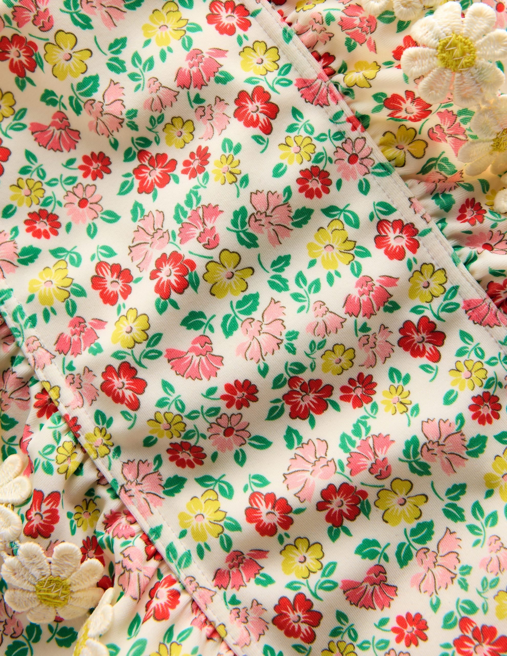 Frilly Swimsuit-Multi Summer Flower Bed - Image 3