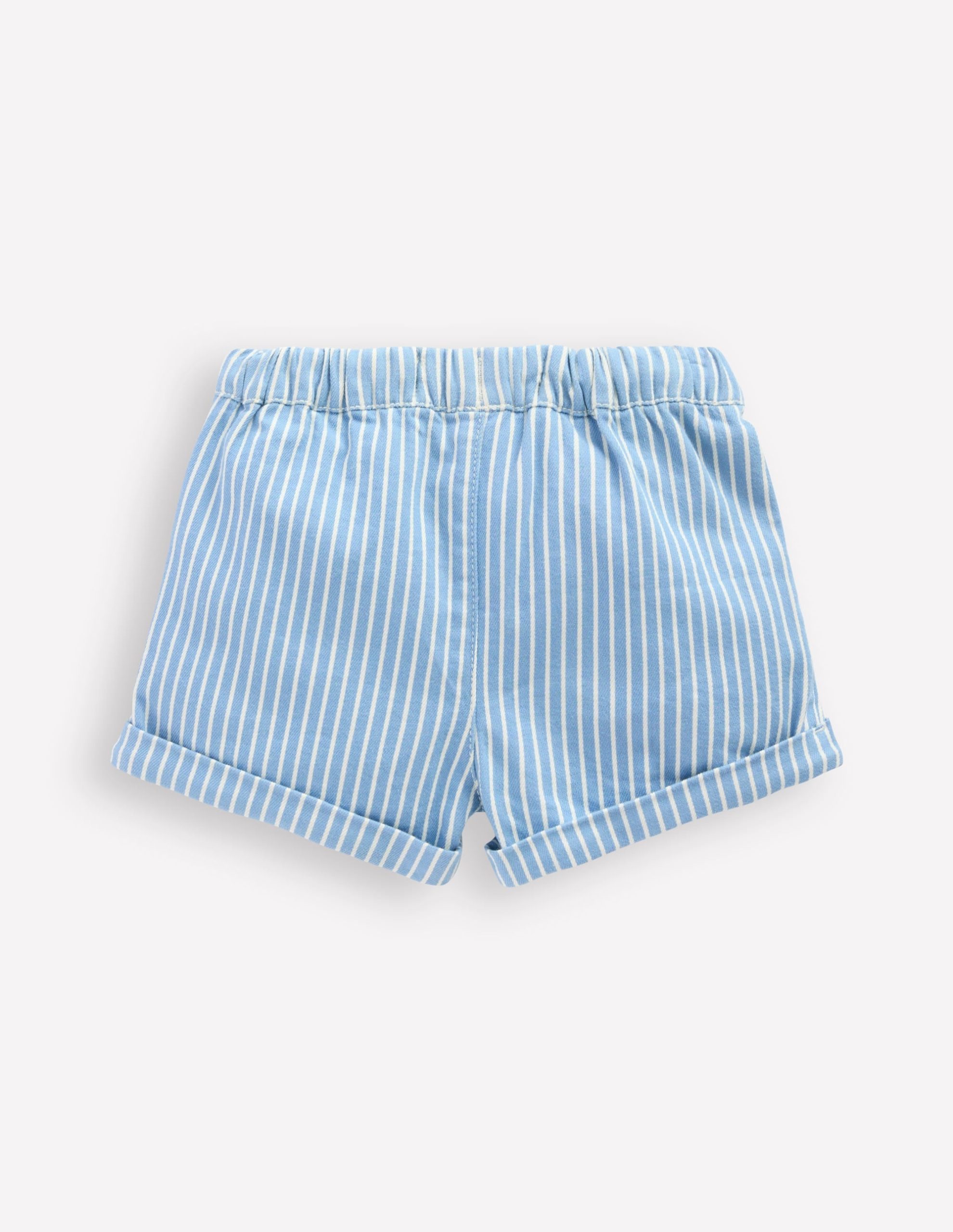 Woven Pocket Shorts-Blue Stripe - Image 3