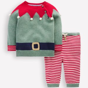 Knitted Play Set-Csarite Green Elf