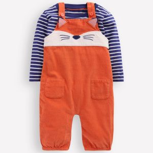 Novelty Dungaree Play Set-Koi Fox