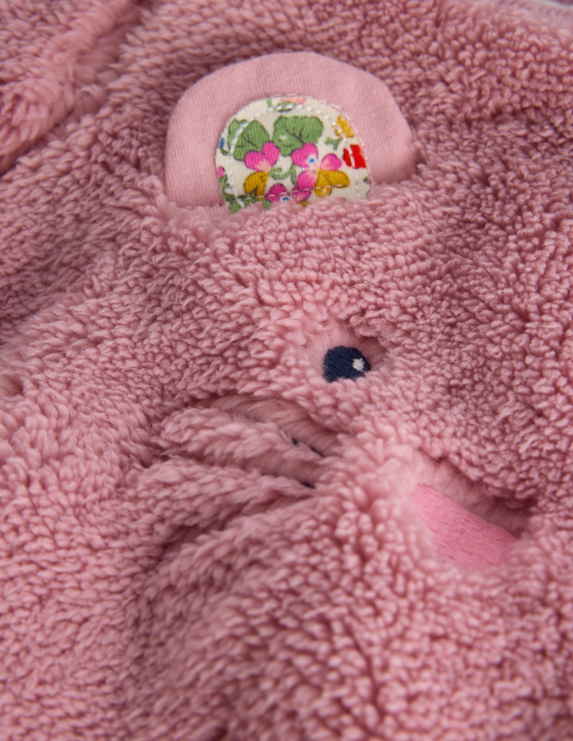 Novelty Borg Sweatshirt Set-Pink Mouse - Image 3