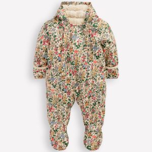 Girls Snowsuit-Multi Flower Meadow