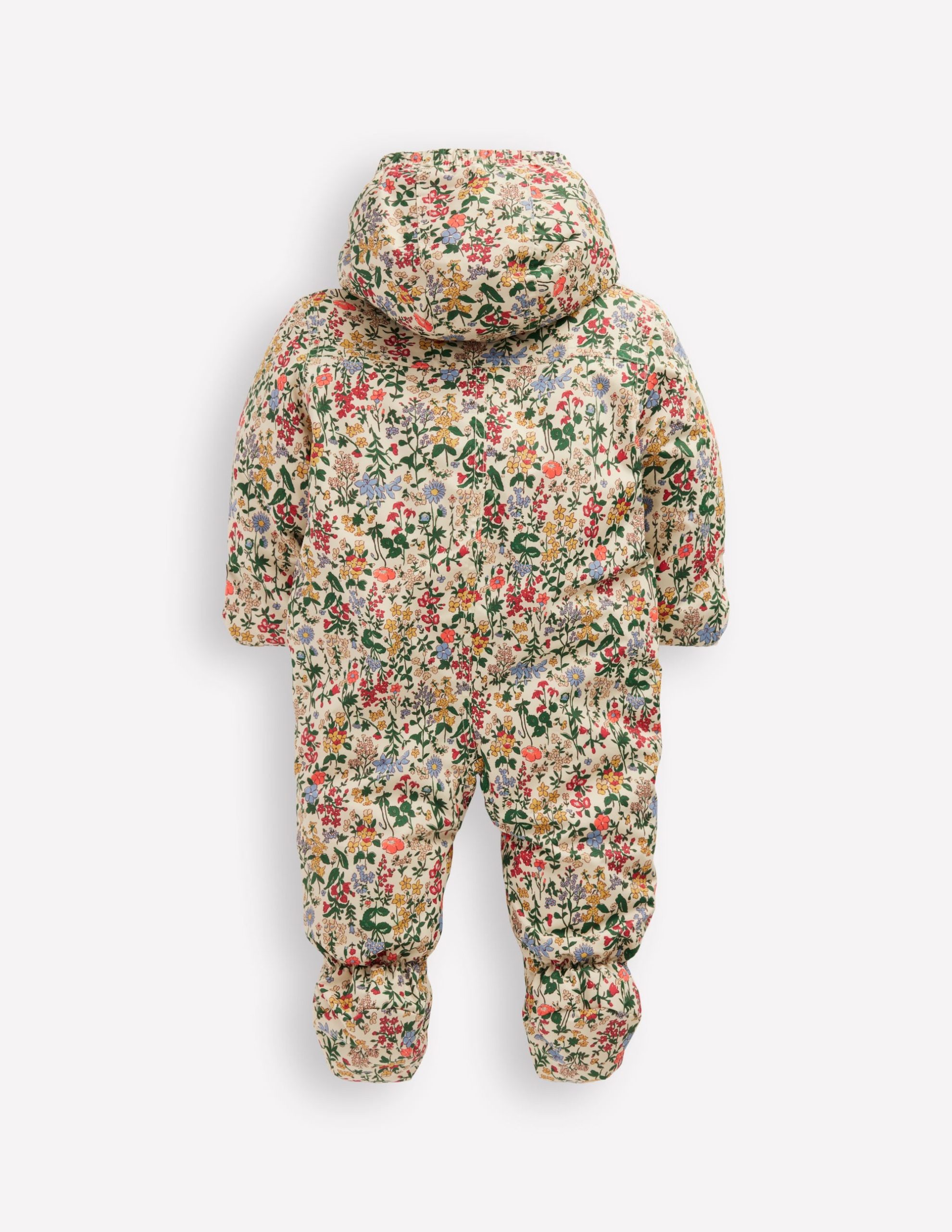 Girls Snowsuit-Multi Flower Meadow - Image 2