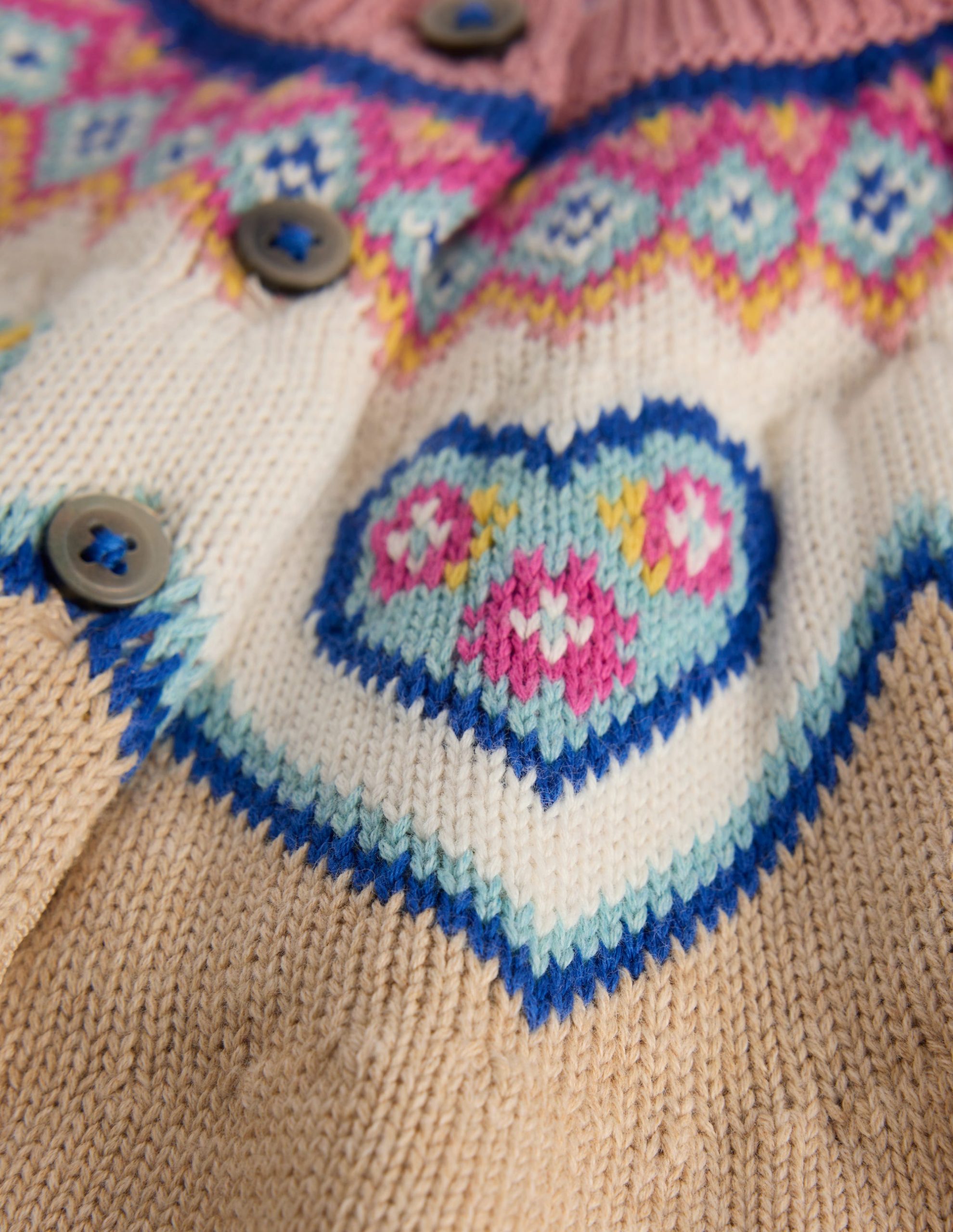 Knitted Play Set-Oatmeal Hearts - Image 3