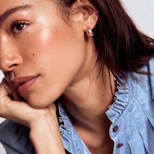 Smooth Dome 2-Pack Earrings-Gold Colour