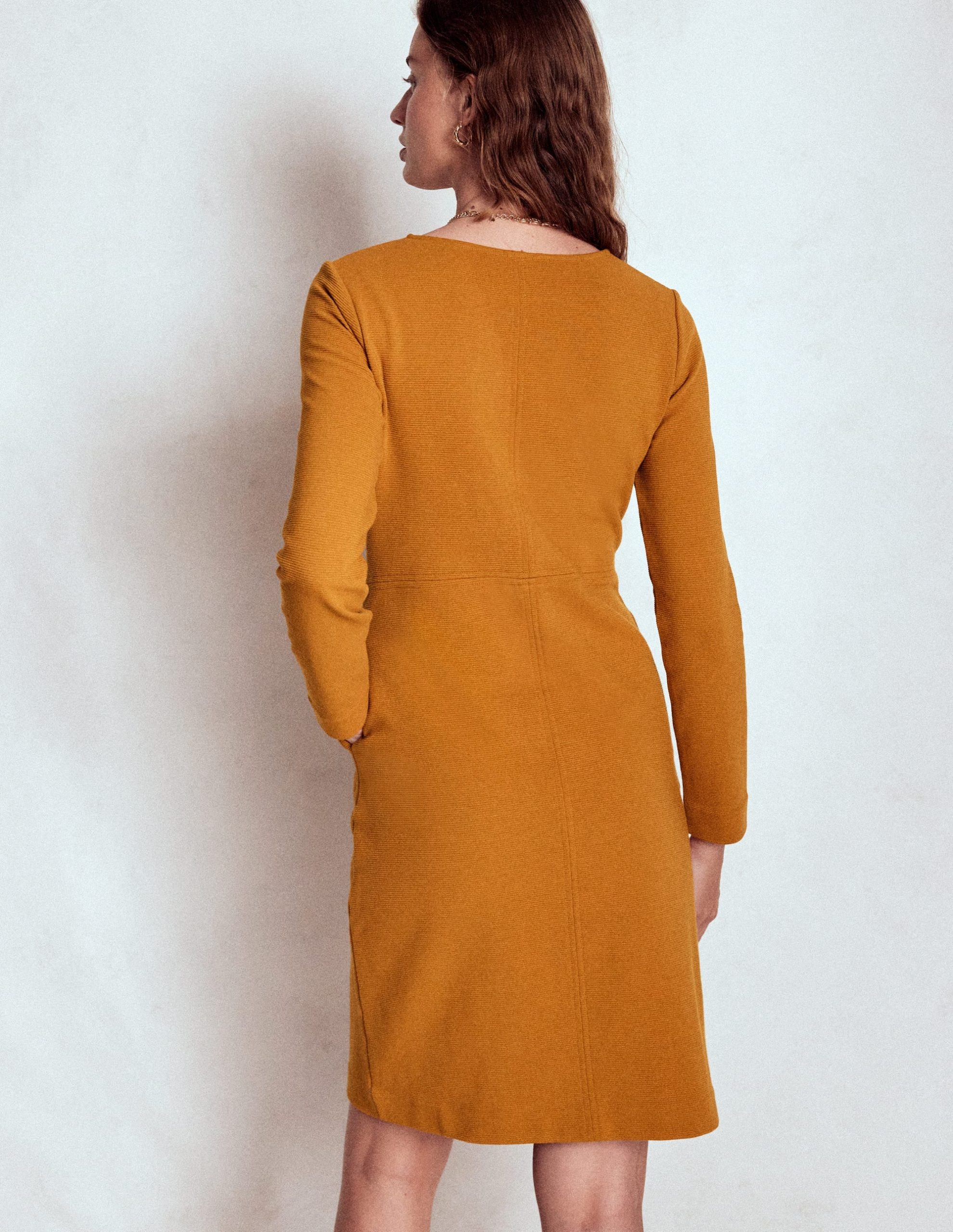 Cornelia Ottoman Dress-Toffee Brown - Image 3