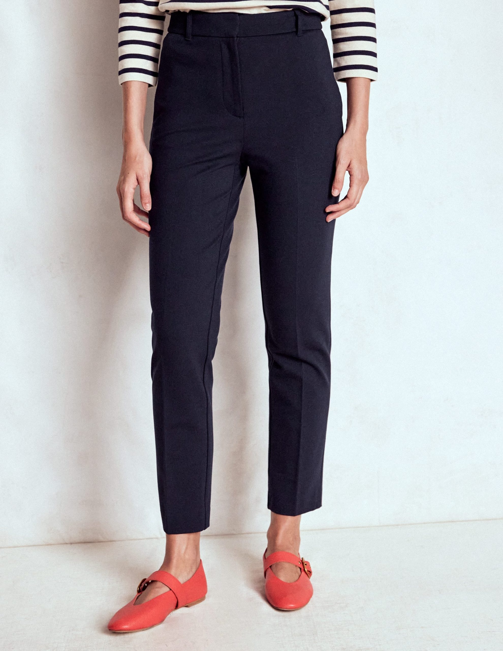 Highgate Ponte Pants-Navy - Image 4
