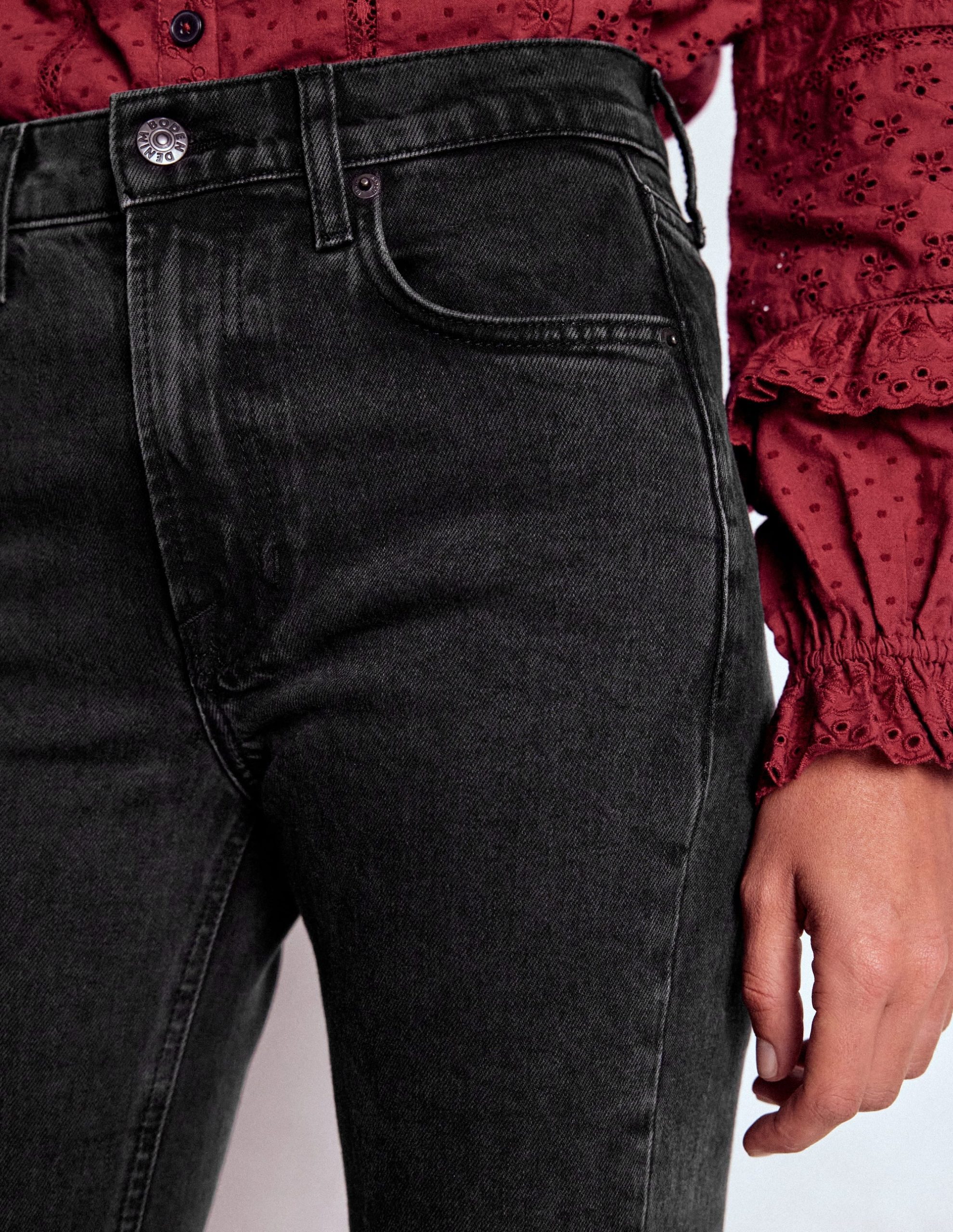 Girlfriend Jeans-Washed Black - Image 5